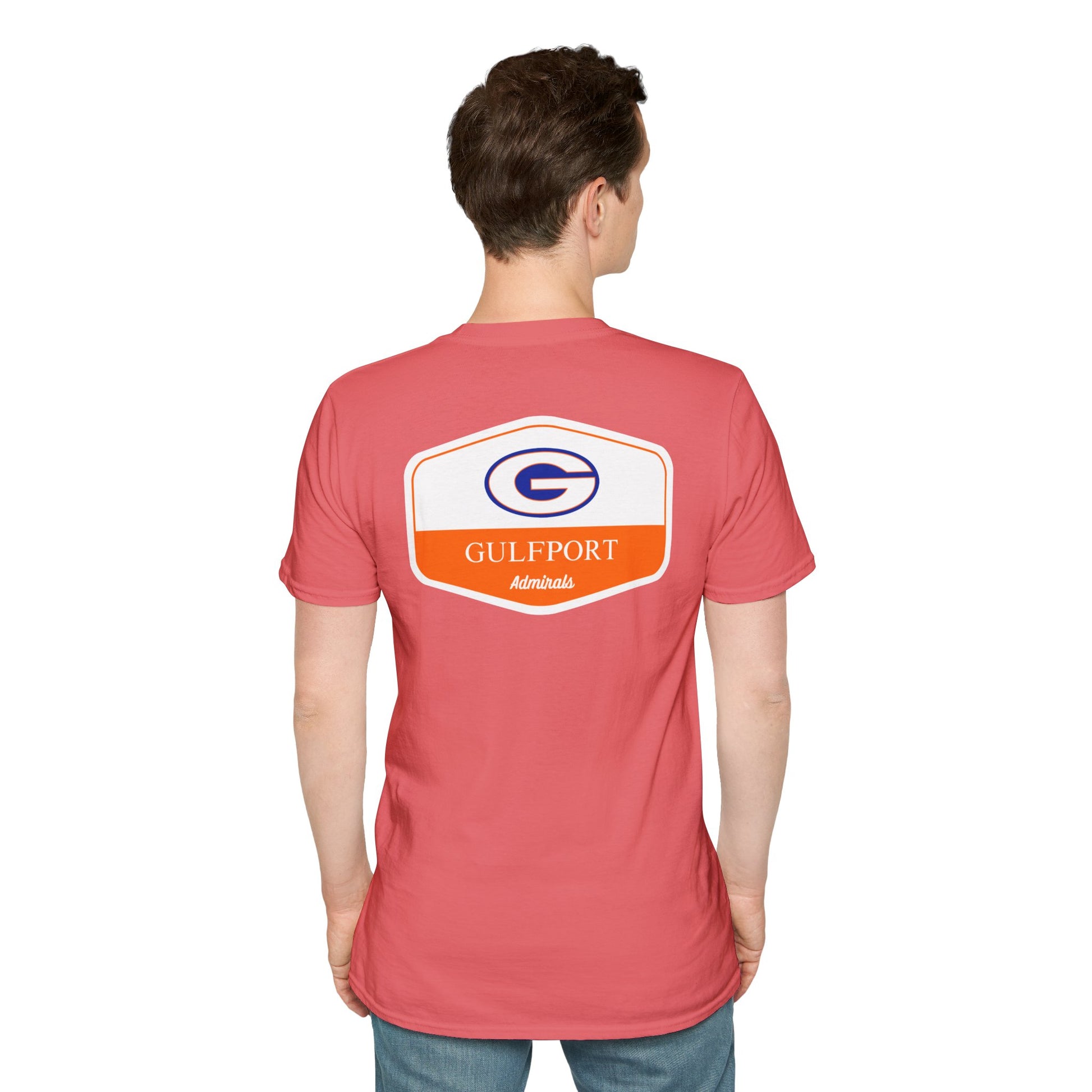 Gulfport Admirals Rounded Shield Unisex T-Shirt