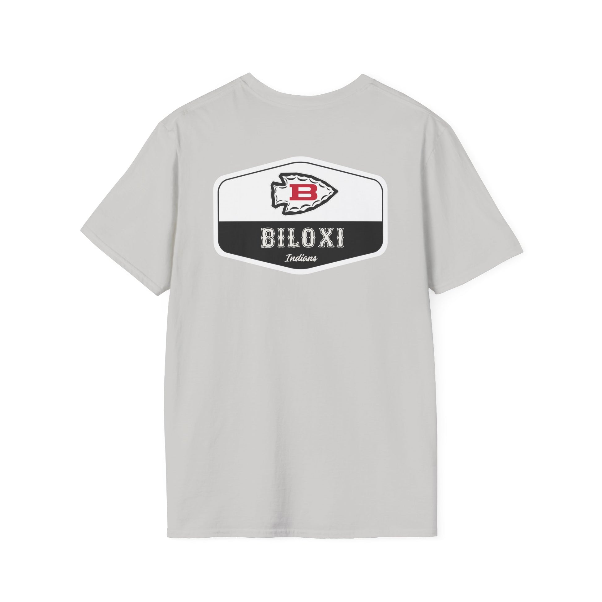Biloxi Indians Rounded Shield Unisex T-Shirt