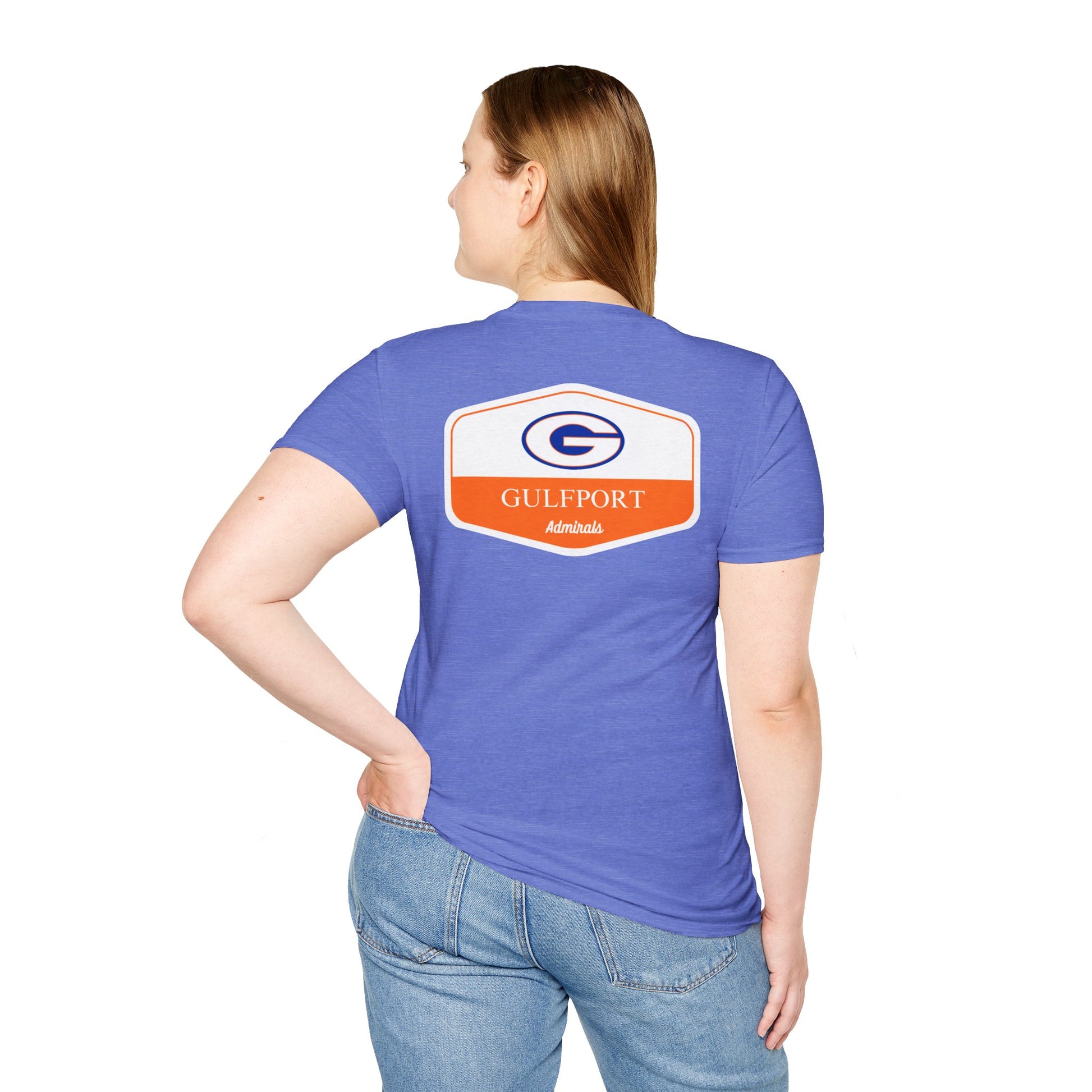 Gulfport Admirals Rounded Shield Unisex T-Shirt