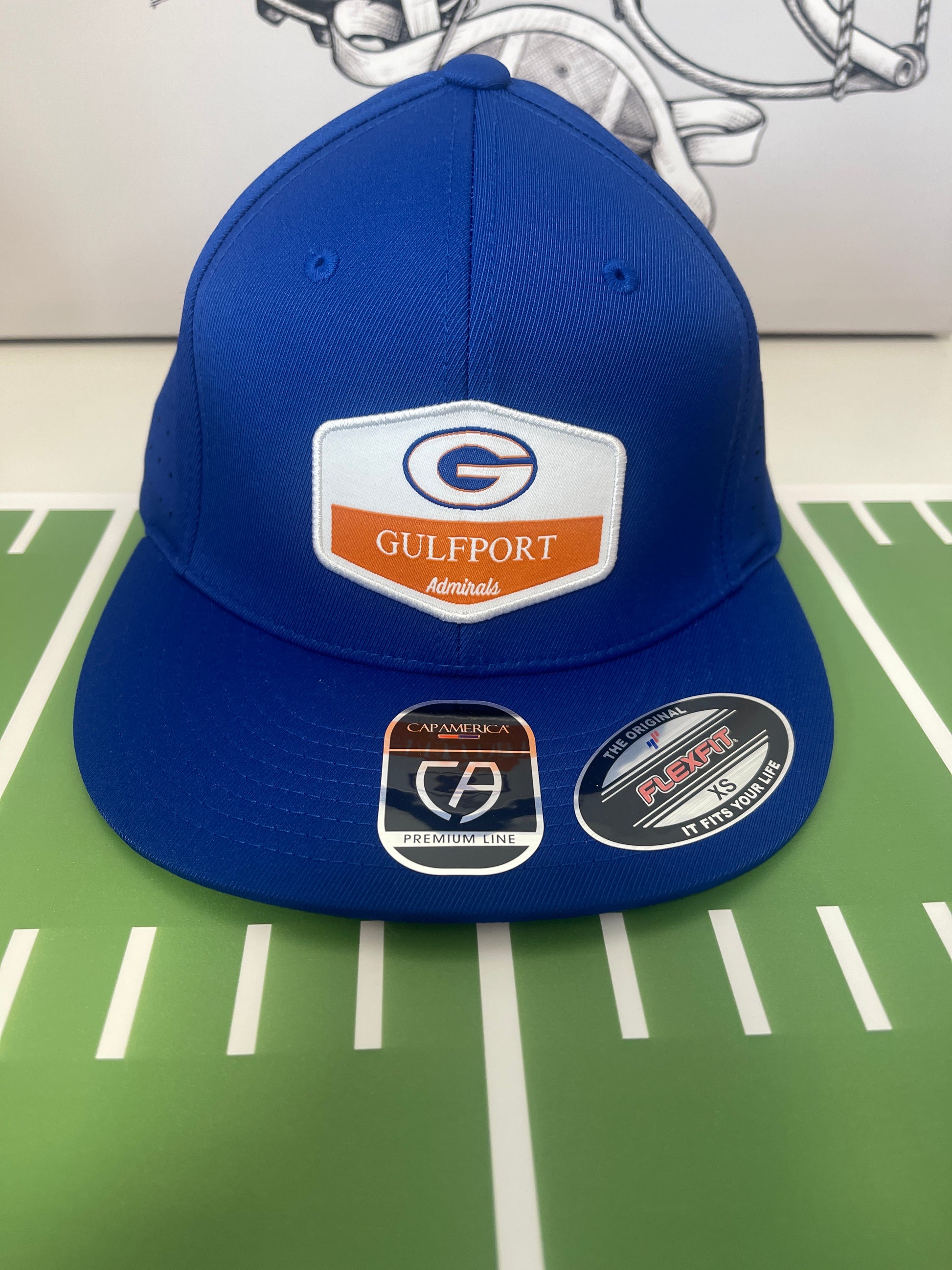 The Shield Patch Flex Fit Hat- Gulfport