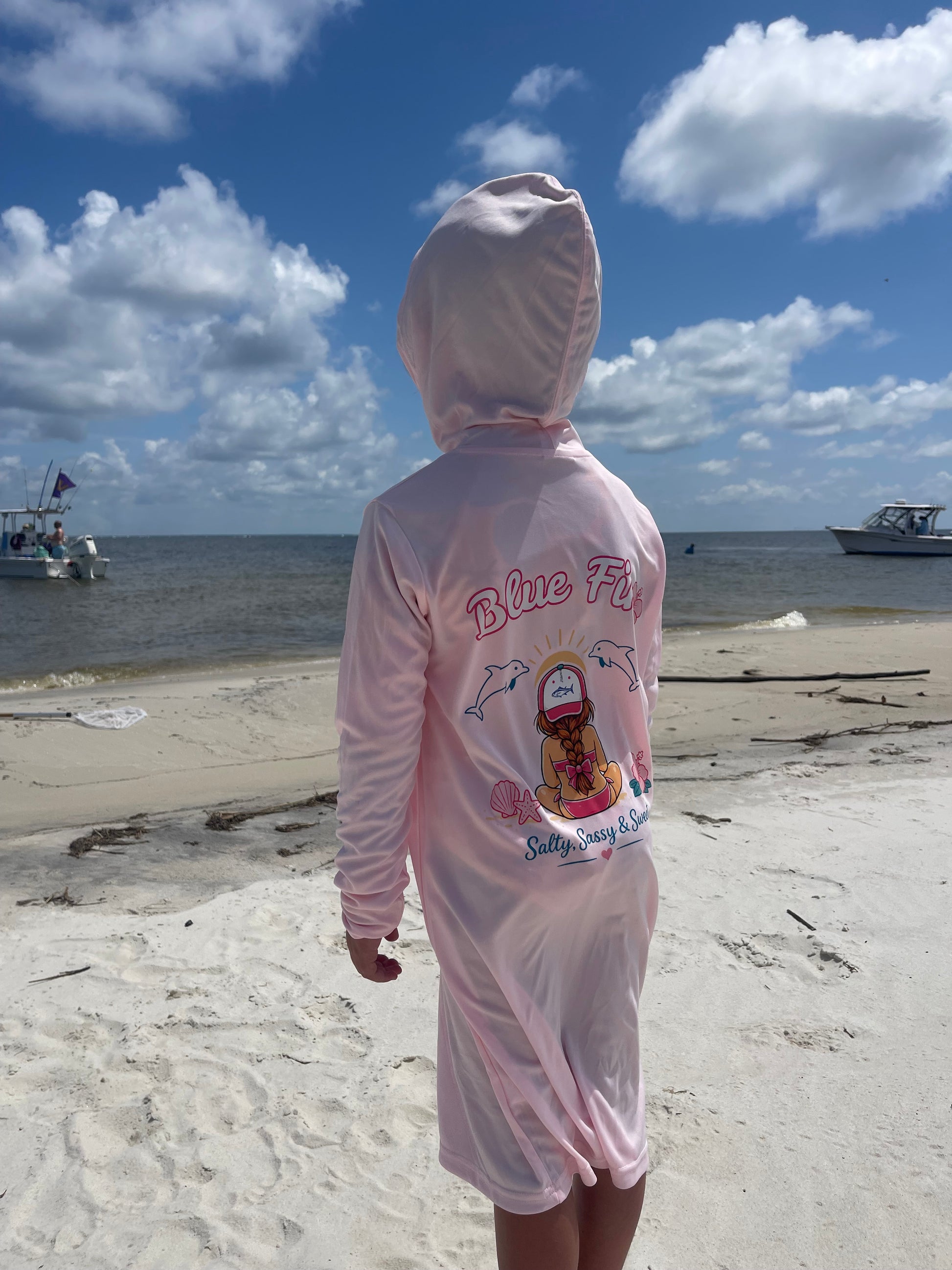 Saltwater Sweetheart - UPF Hooded Dress