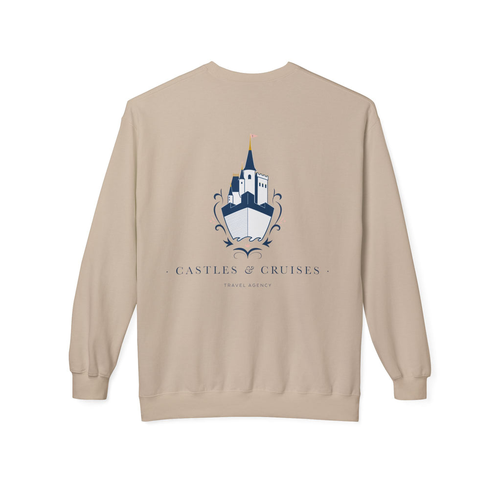 Castles and Cruises Fleece Crewneck Sweatshirt