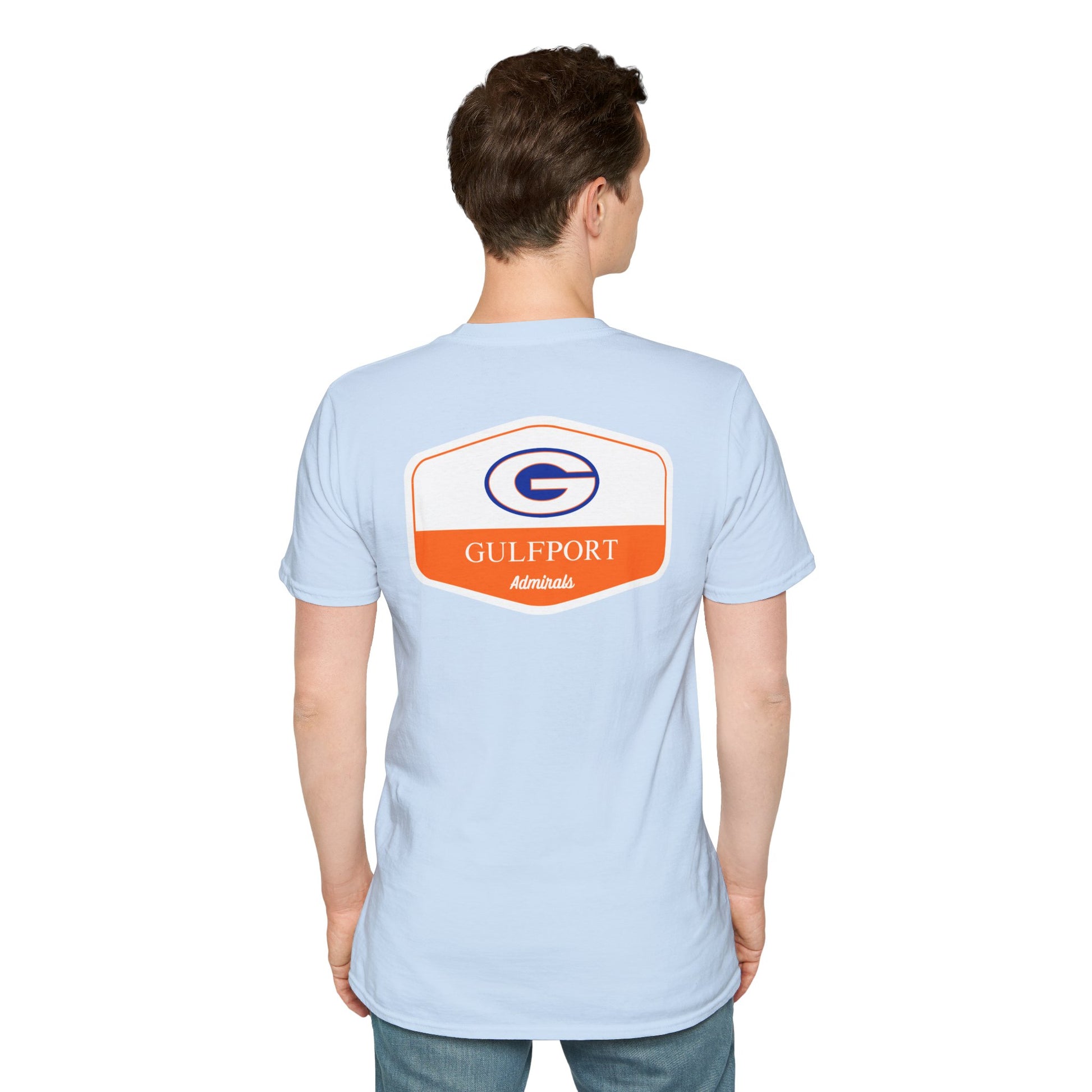 Gulfport Admirals Rounded Shield Unisex T-Shirt