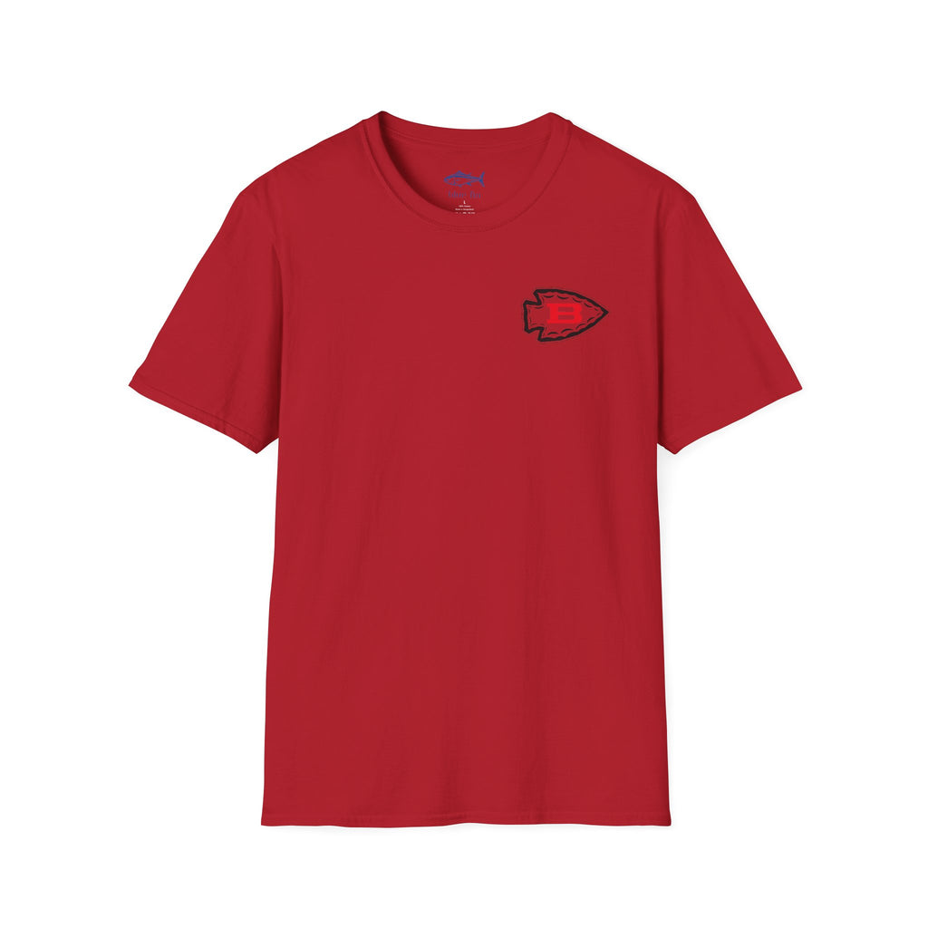 Biloxi Indians Rounded Shield Unisex T-Shirt
