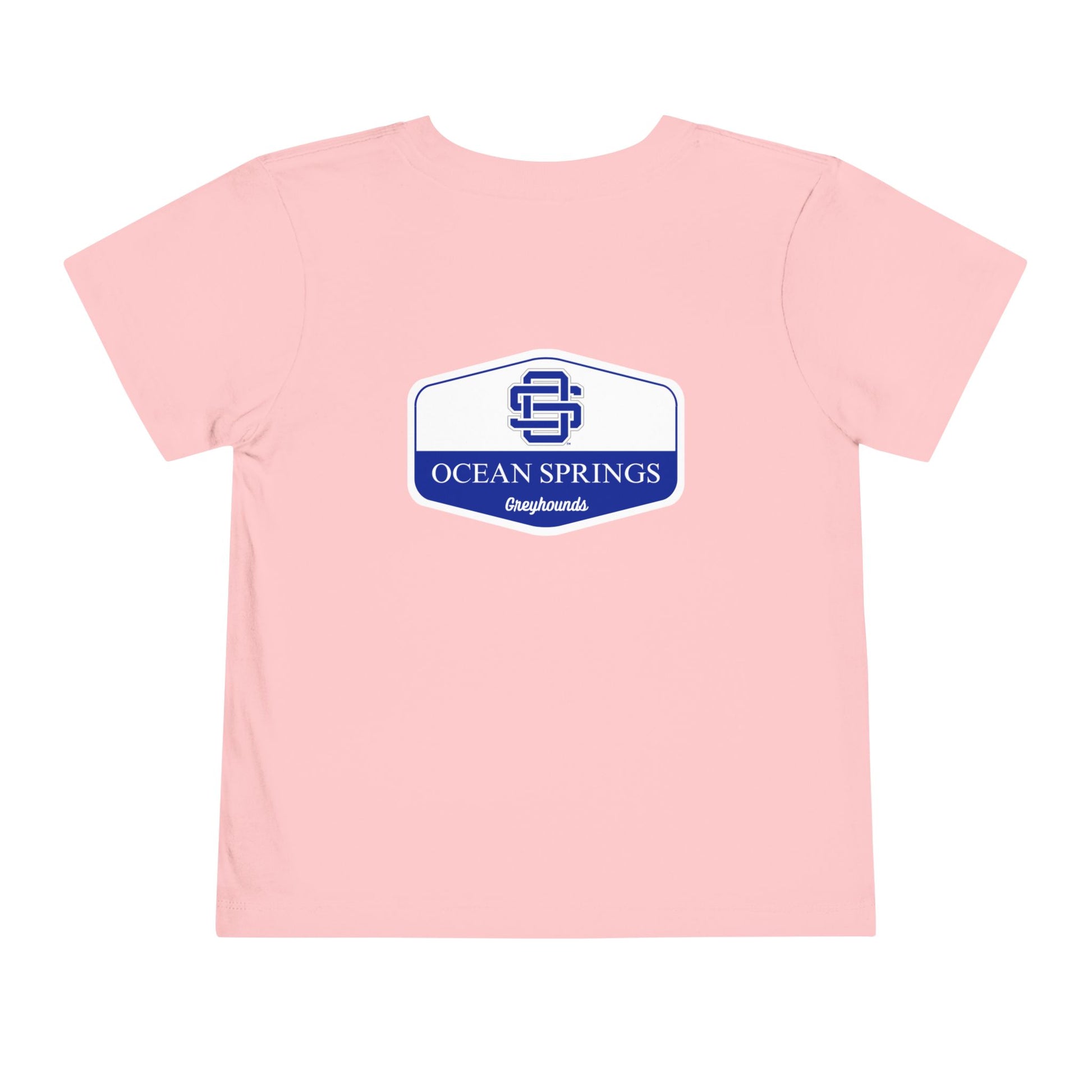 Ocean Springs Greyhound Rounded Shield Toddler Tee