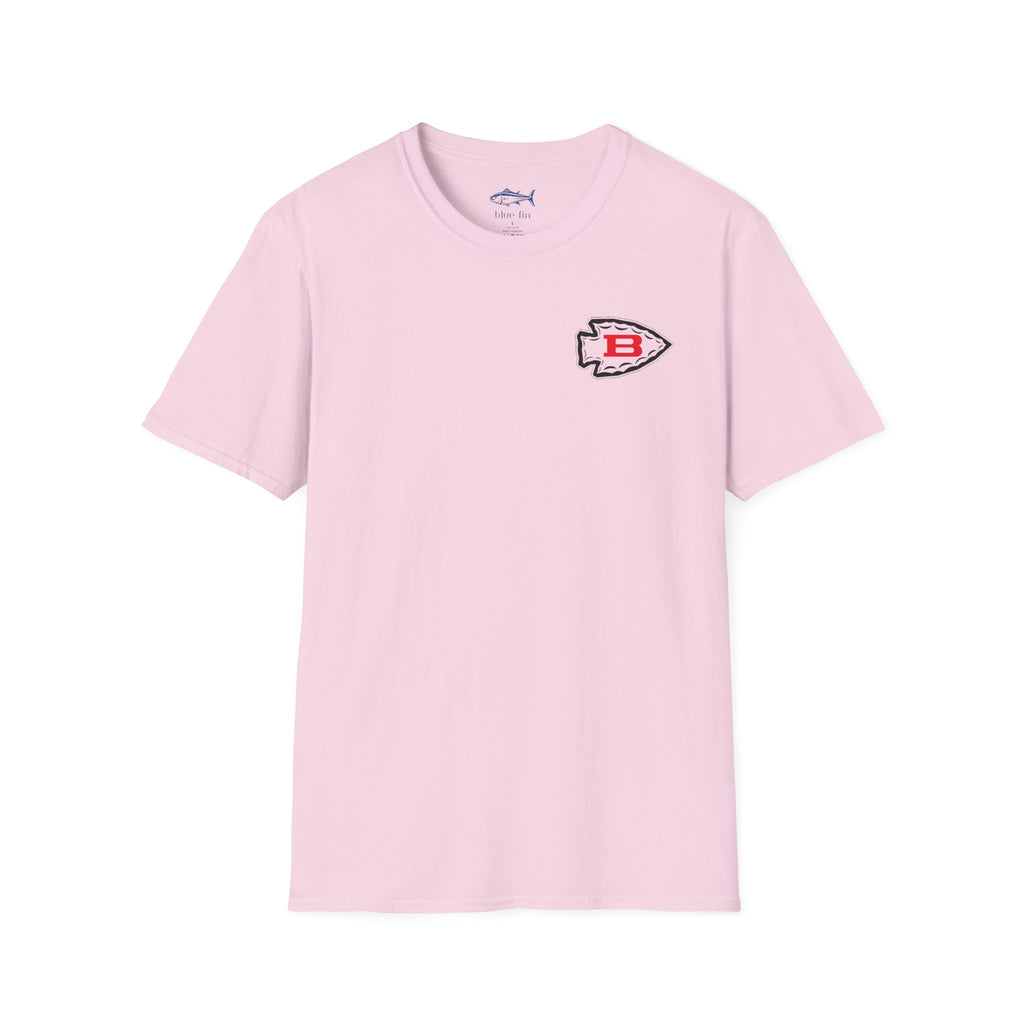 Biloxi Indians Rounded Shield Unisex T-Shirt