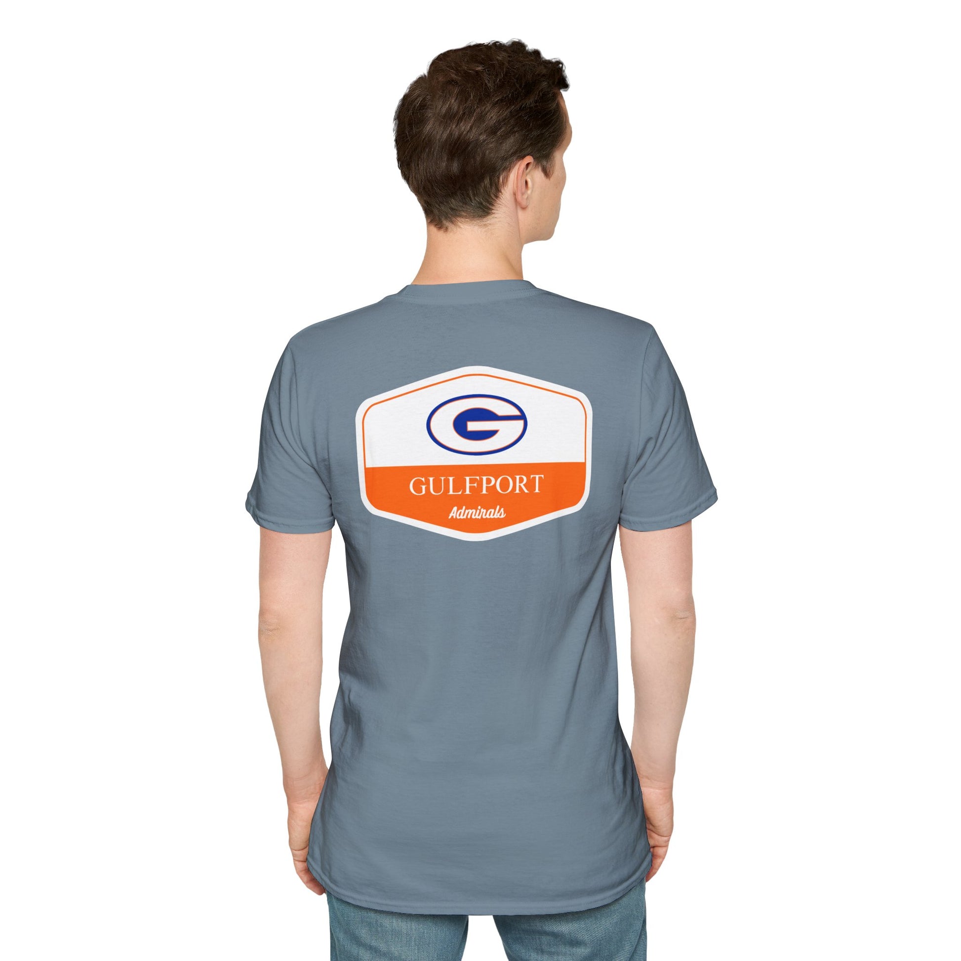 Gulfport Admirals Rounded Shield Unisex T-Shirt