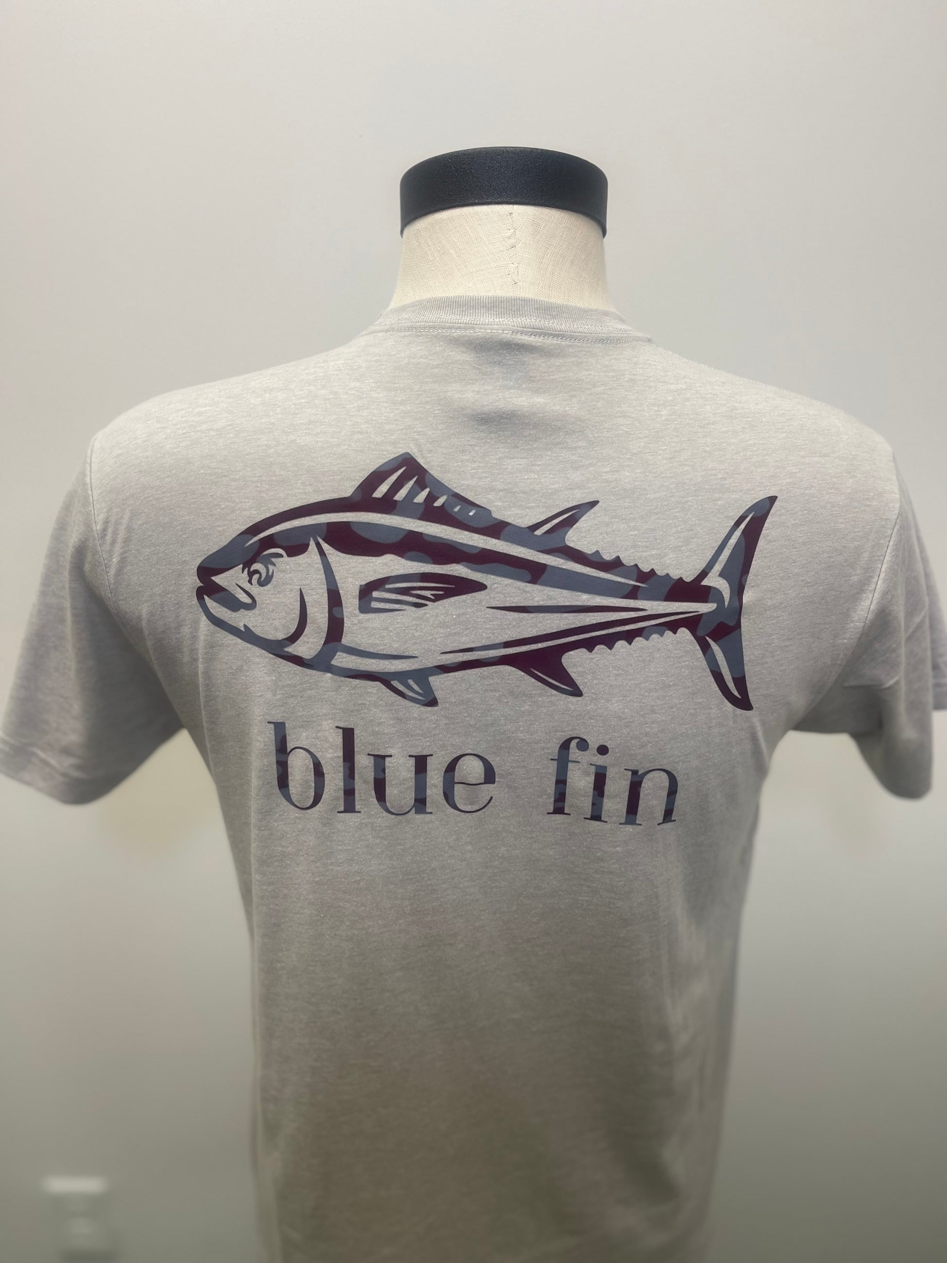 Blue Fin Maroon Mayhem Camo Tee
