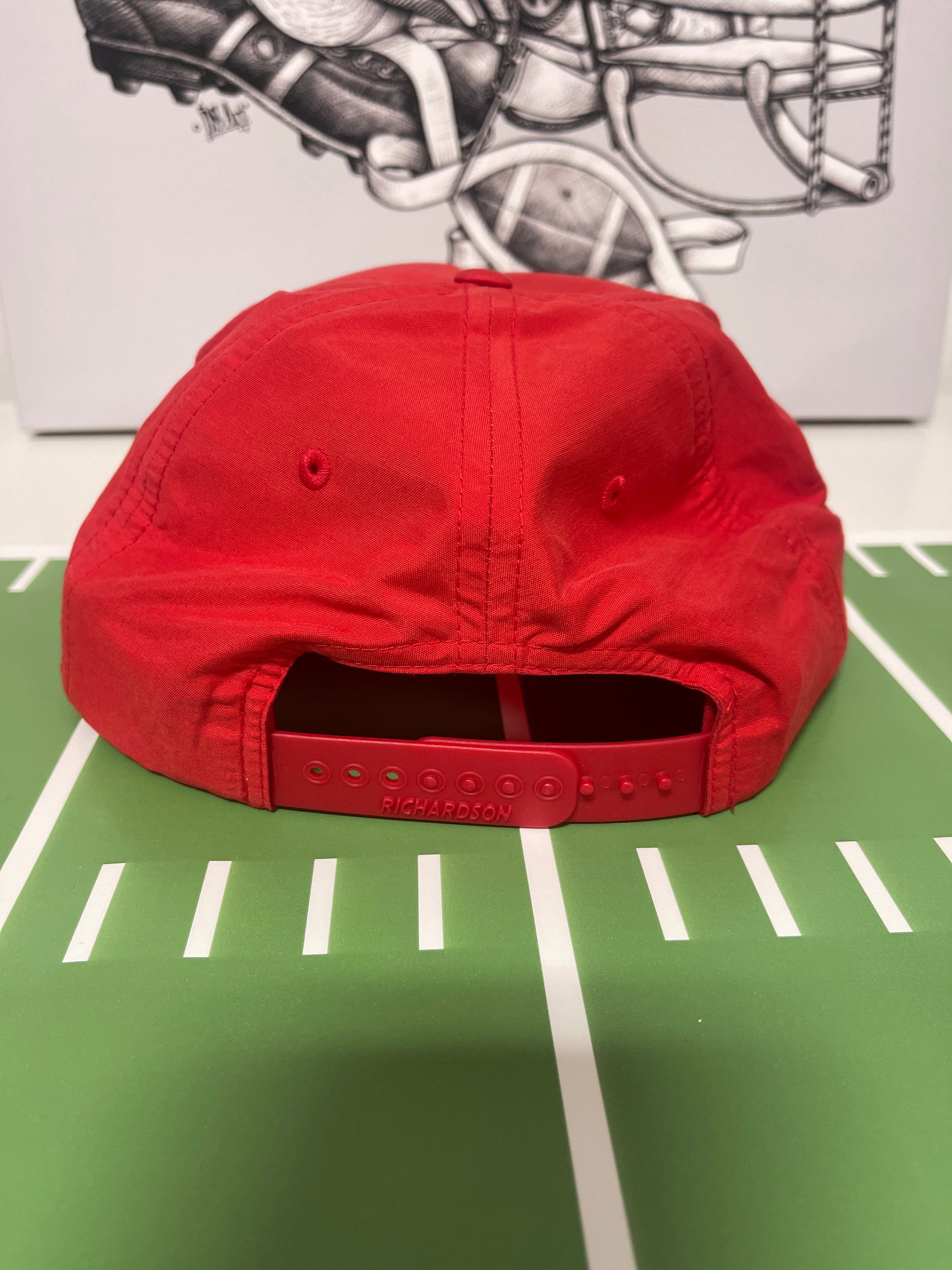 Biloxi B Red/White Hat - Biloxi