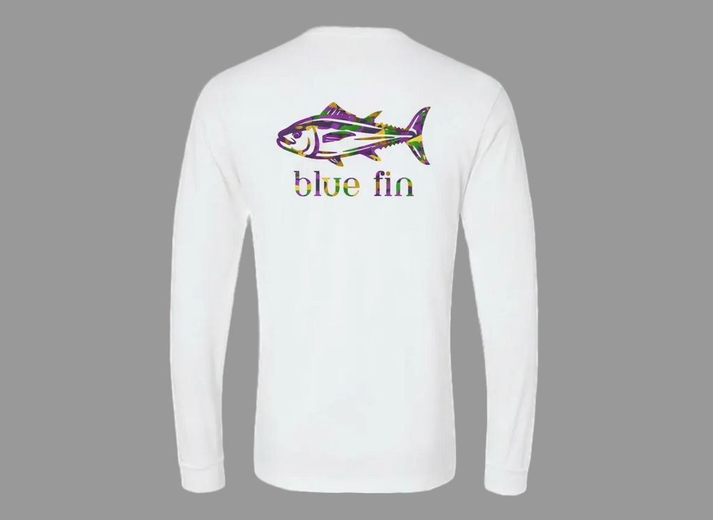 Mardi Gras Blue Fin Tees