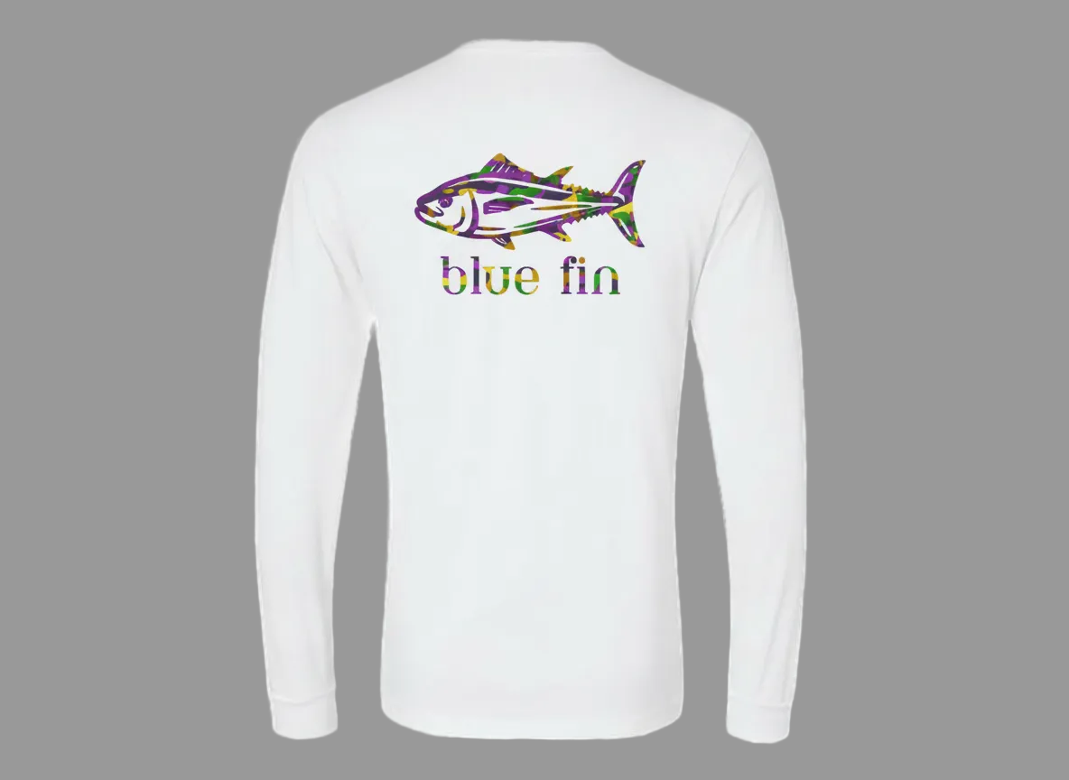 Mardi Gras Blue Fin Tees