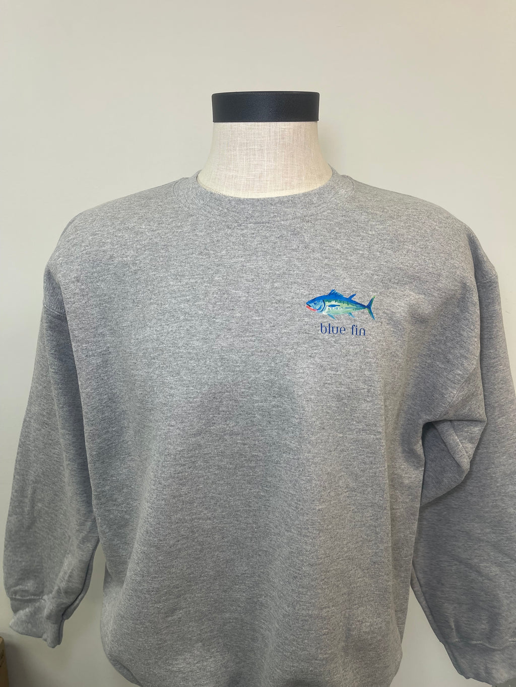 Blue Fin Watercolor Logo Crewneck Sweatshirt