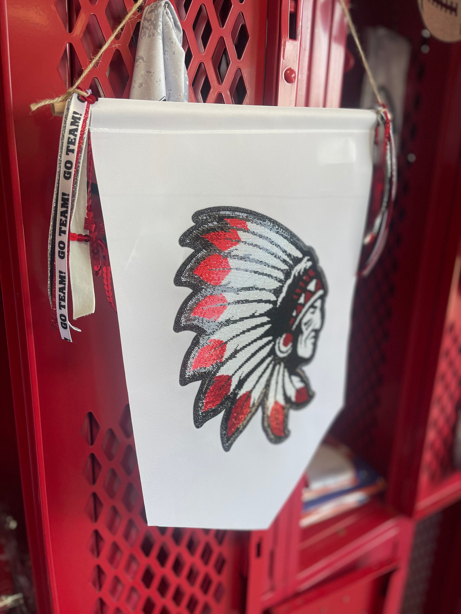 Gleam & Grace Spirit Flag- Biloxi Indian