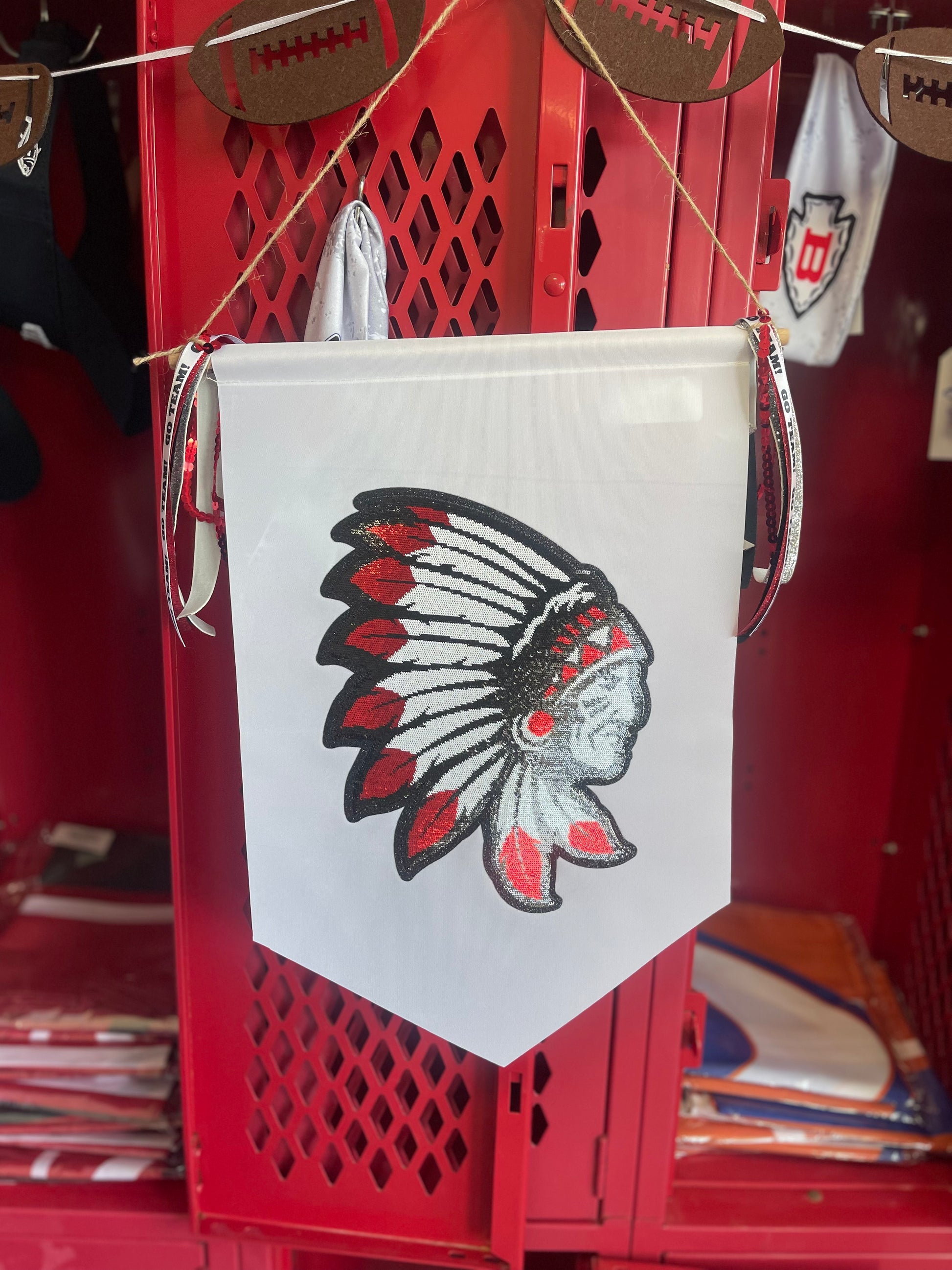 Gleam & Grace Spirit Flag- Biloxi Indian