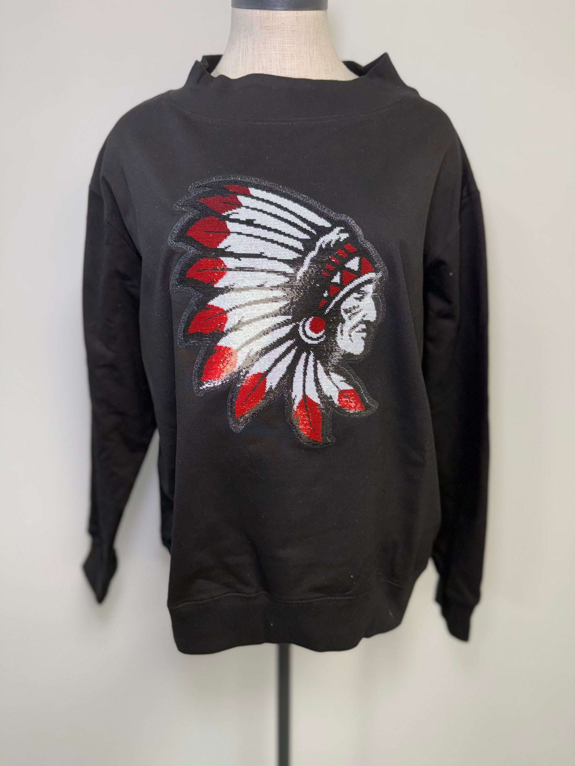 Join the Tribe-Mock Neck Sweatshirt