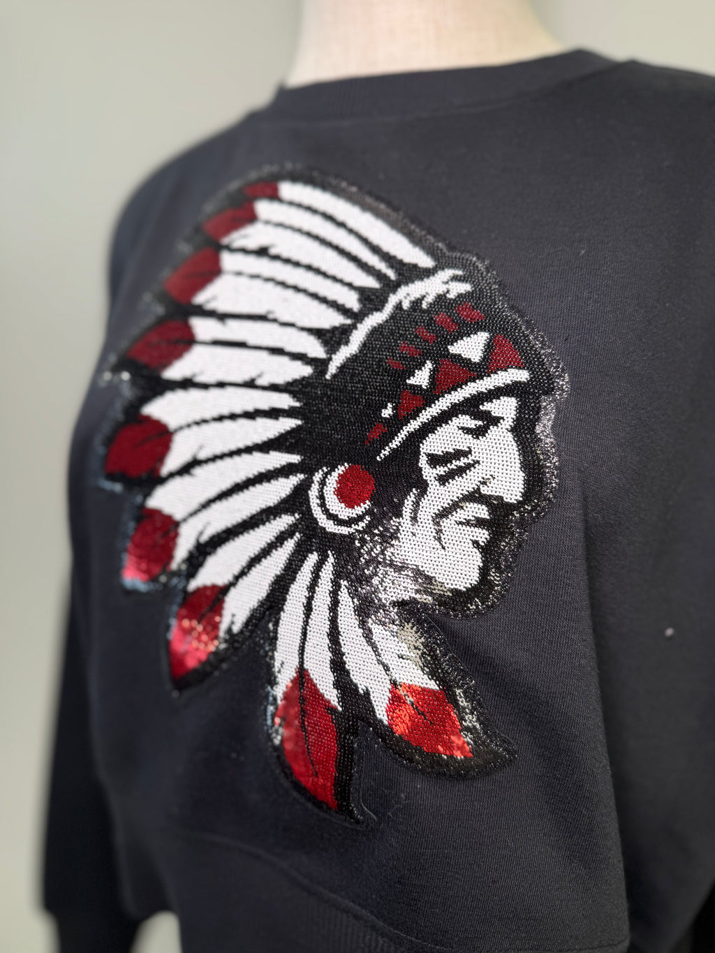 Tomahawk Crop Sweatshirt