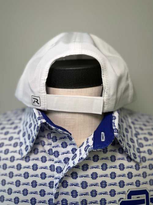 All White All White All White... Performance Hat- Ocean Springs