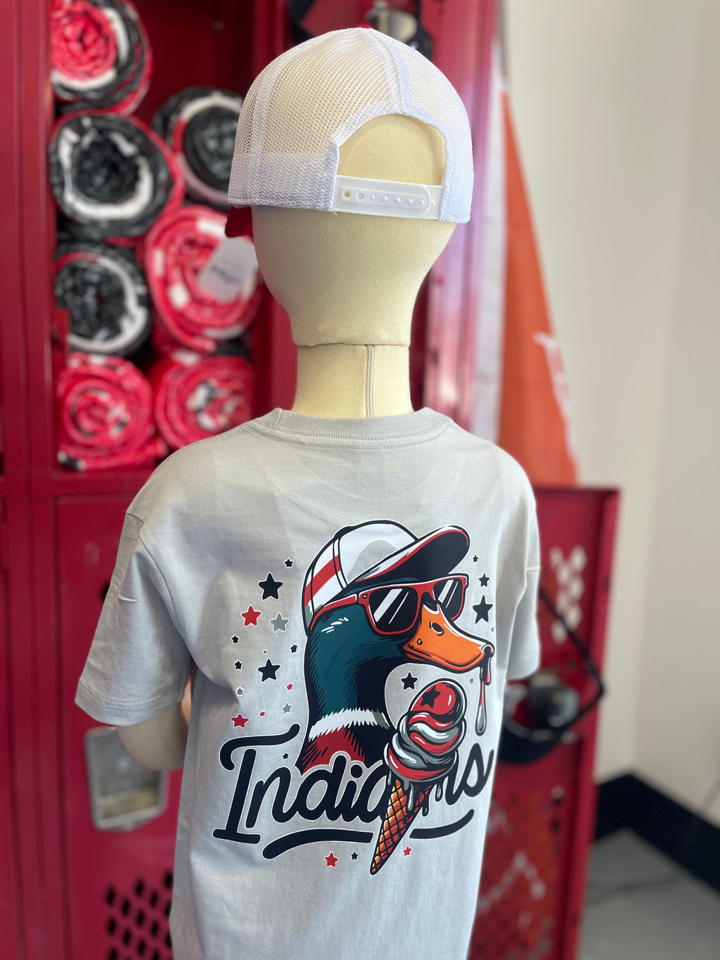 Indians Ice Cream Duck Drip Shirt YOUTH