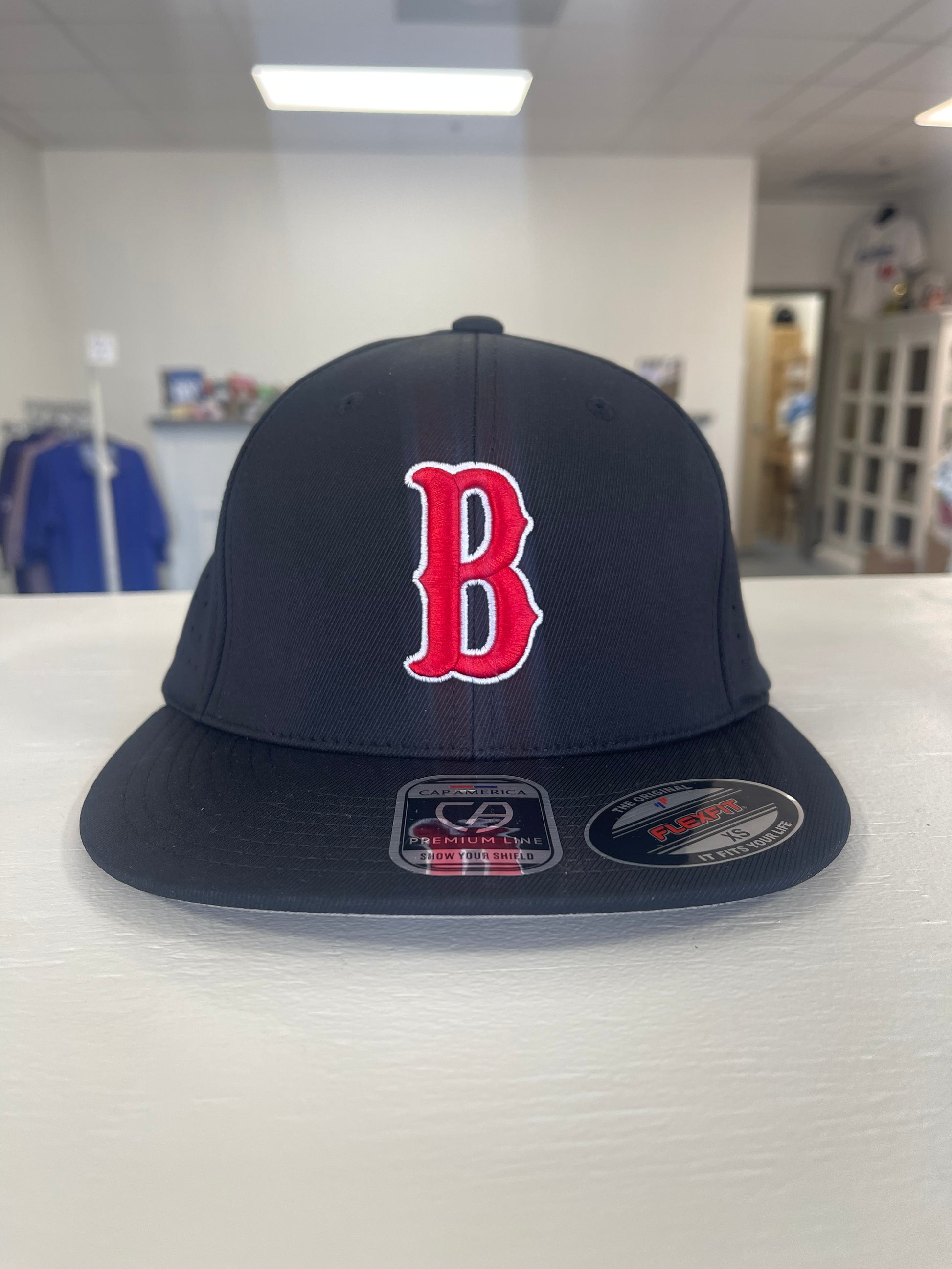 Biloxi B - Black - Flex Fit Hat