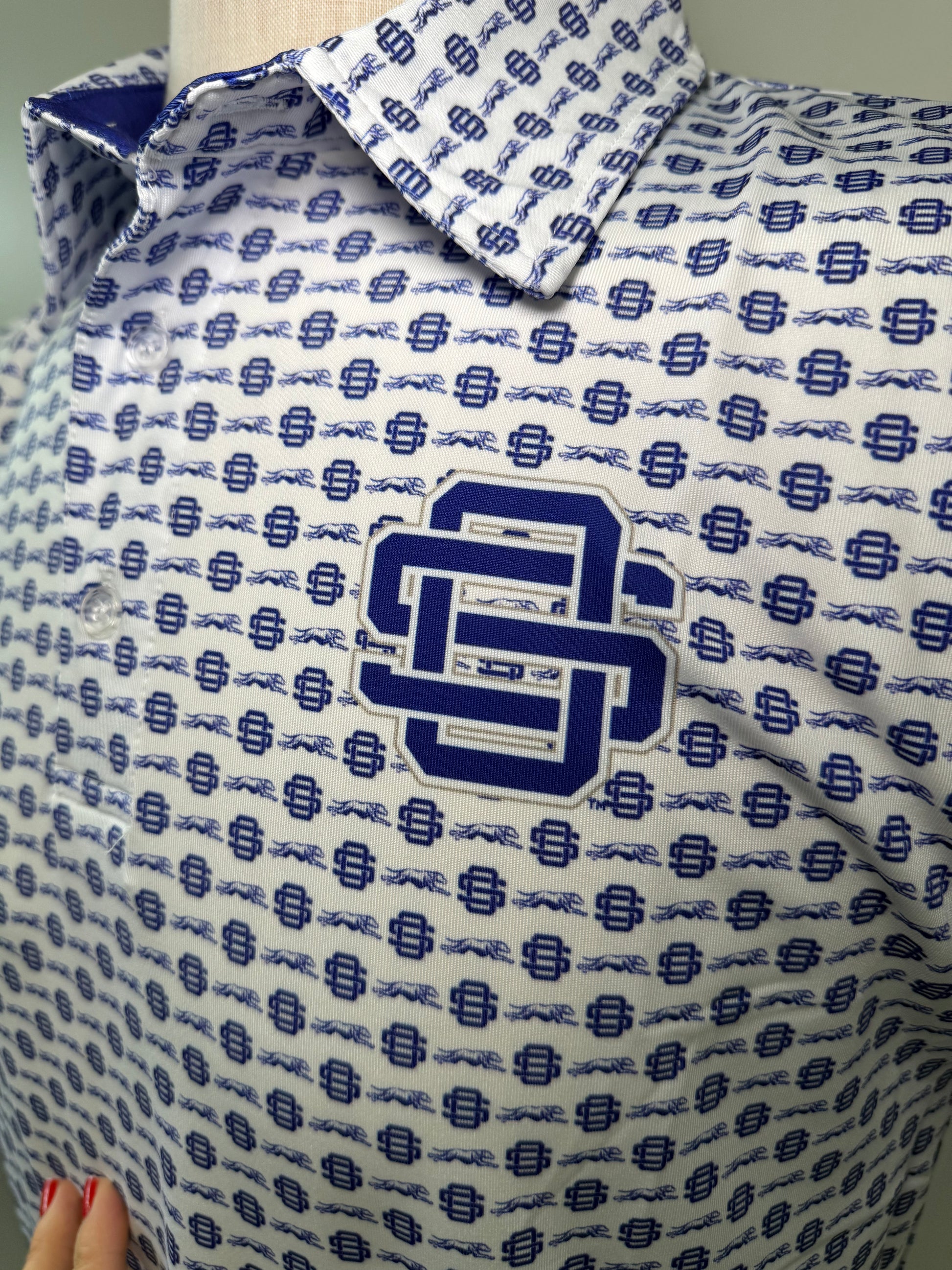 Spirit of the Greyhound Men's Performance Polo