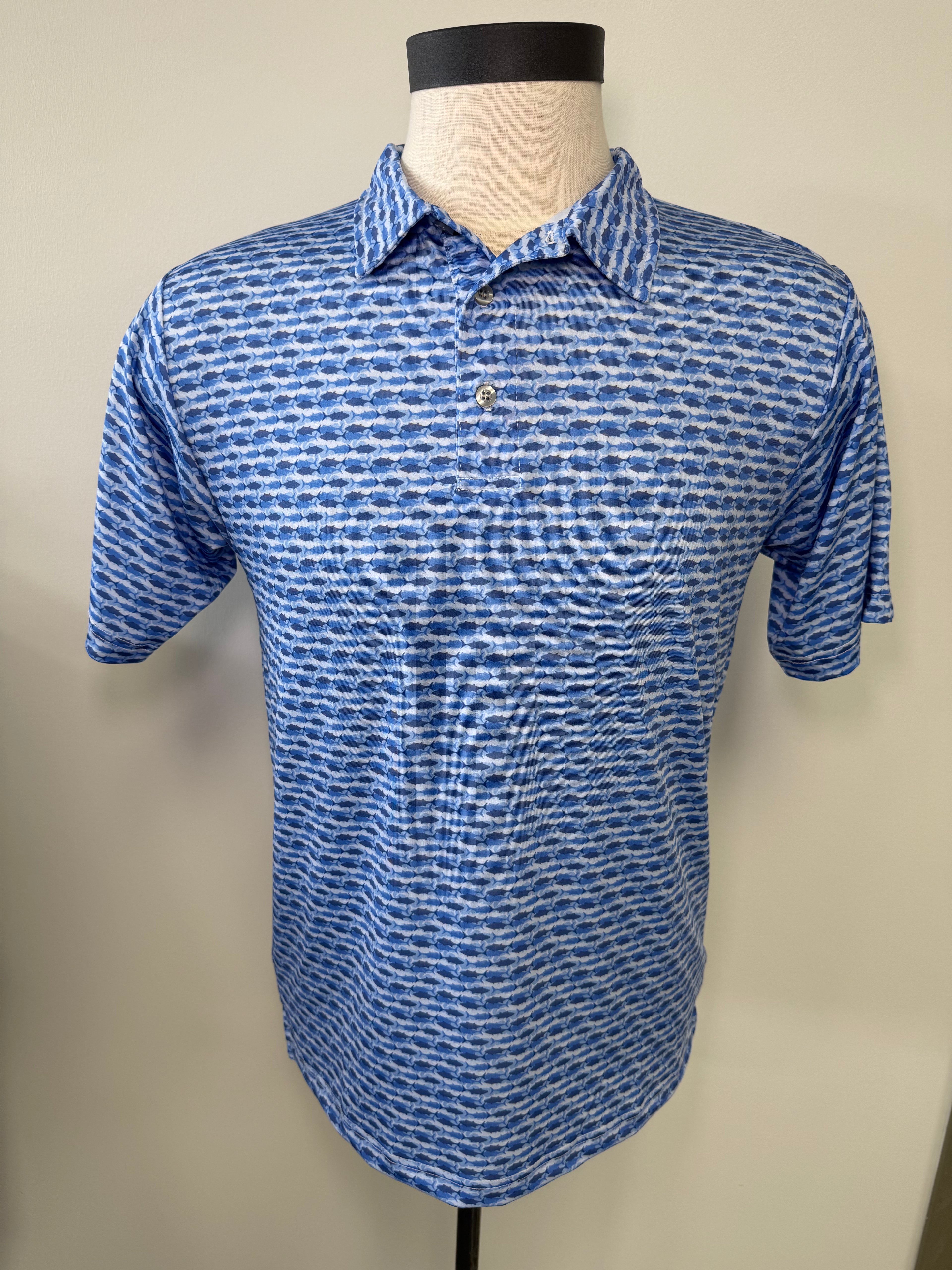 School of Tuna Men's Performance Polo