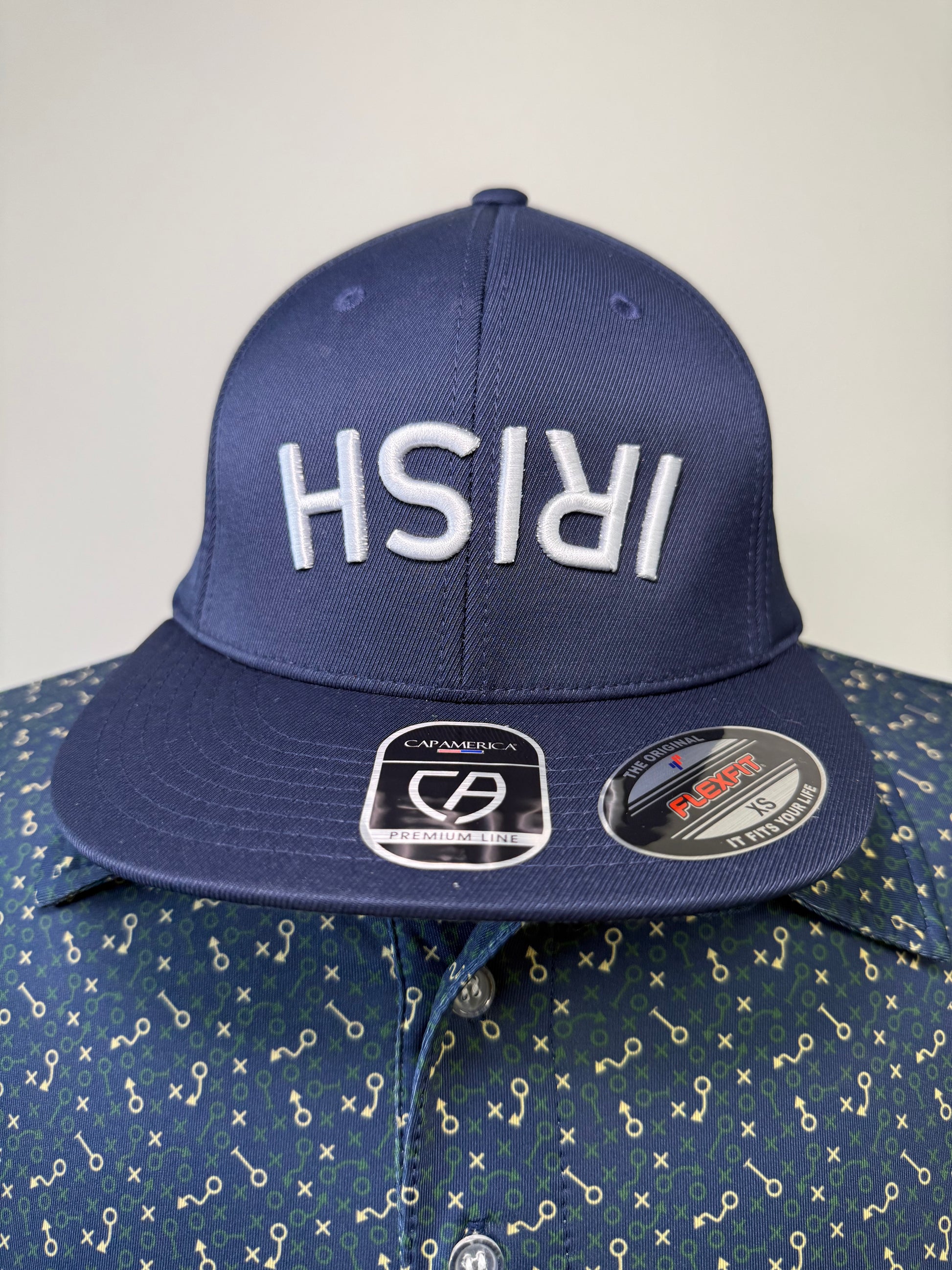 Upside Down Flex Fit Hat- Irish