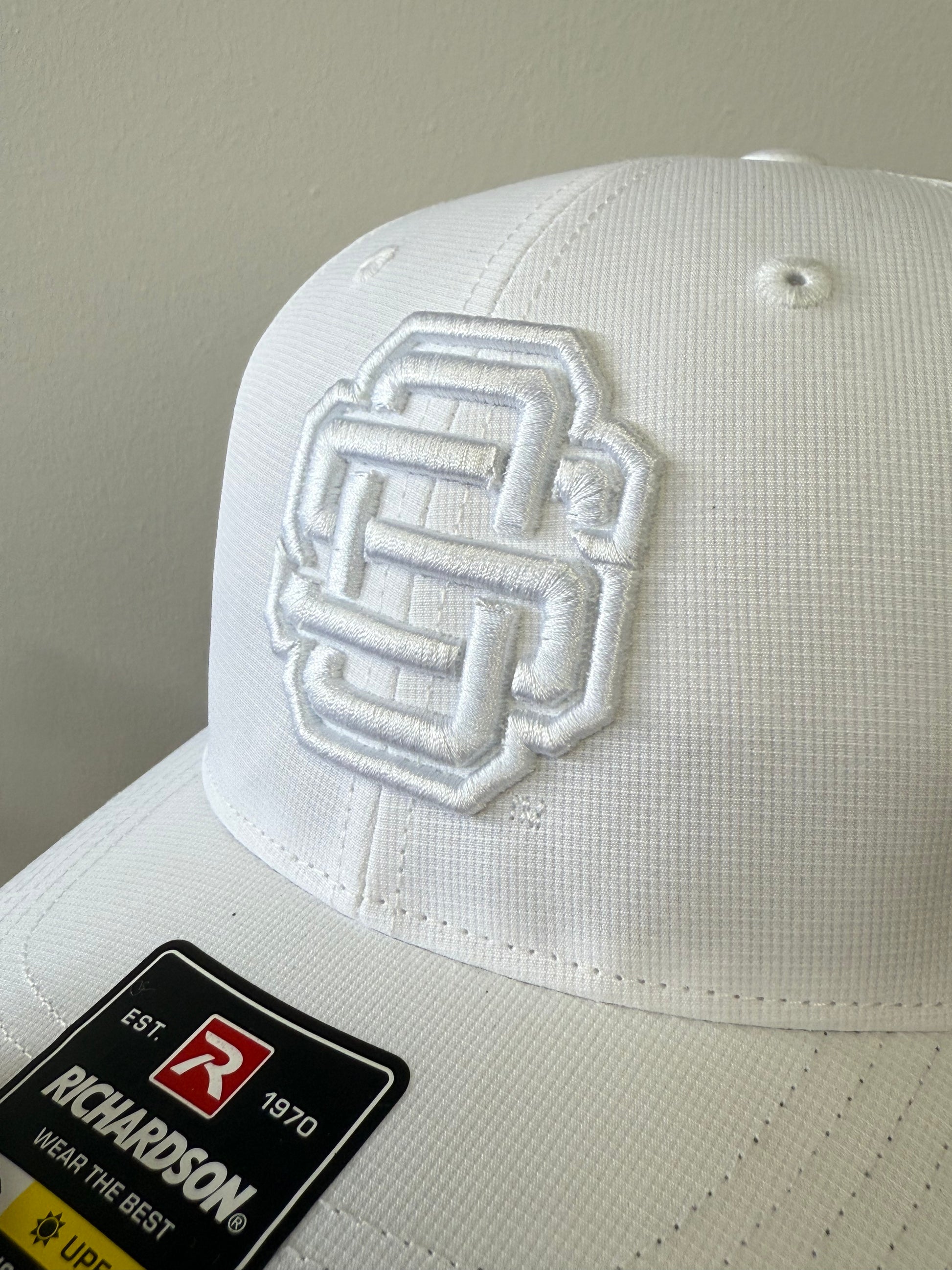 All White All White All White... Performance Hat- Ocean Springs