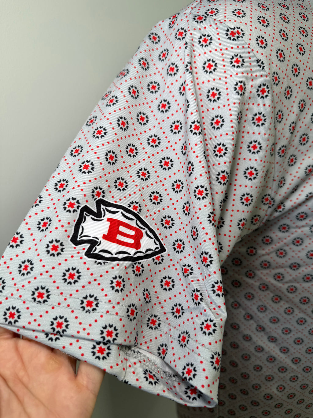 The Red Iron Sun Men's Performance Polo