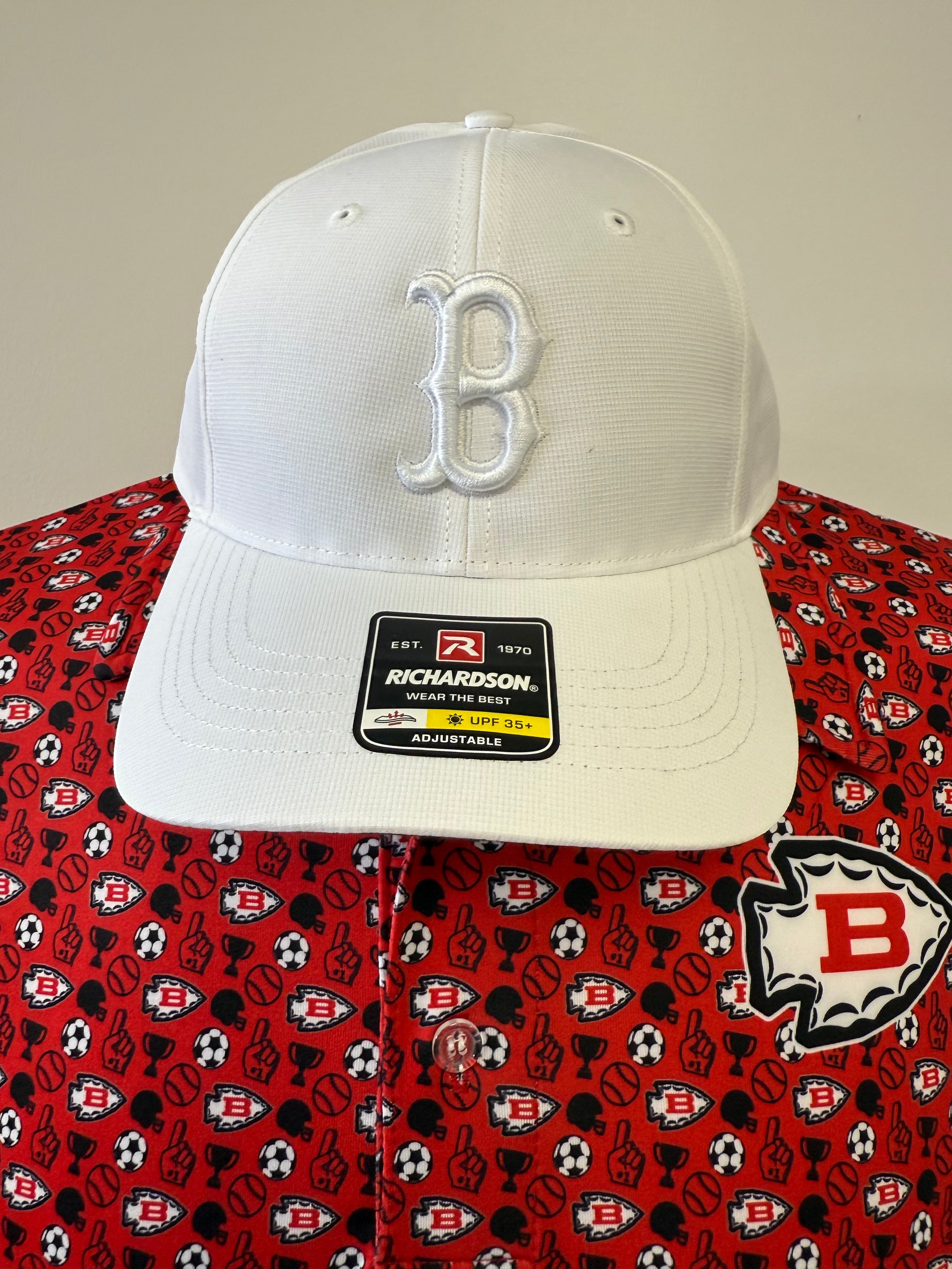 All White All White All White... Performance Hat- Biloxi