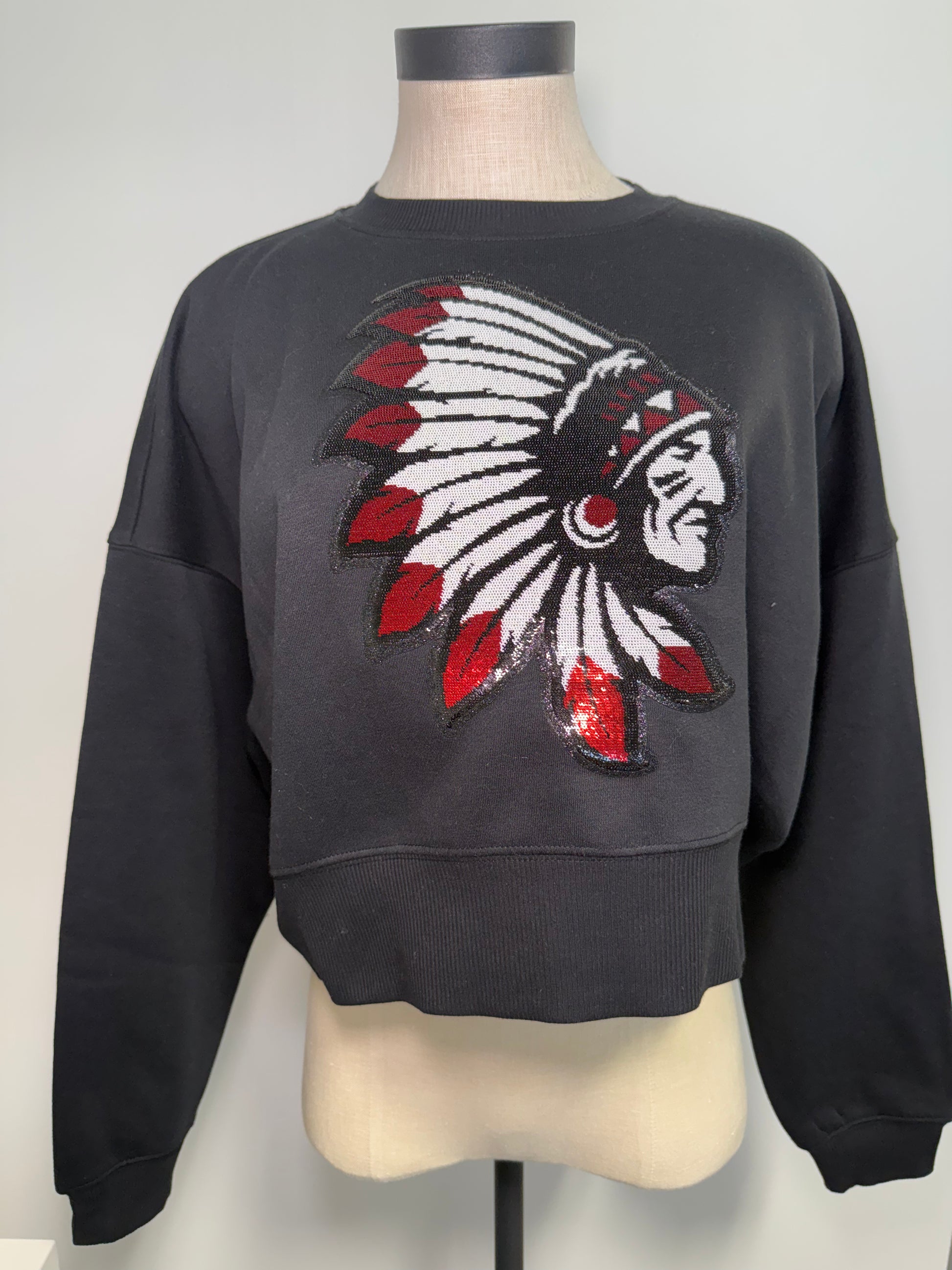 Tomahawk Crop Sweatshirt
