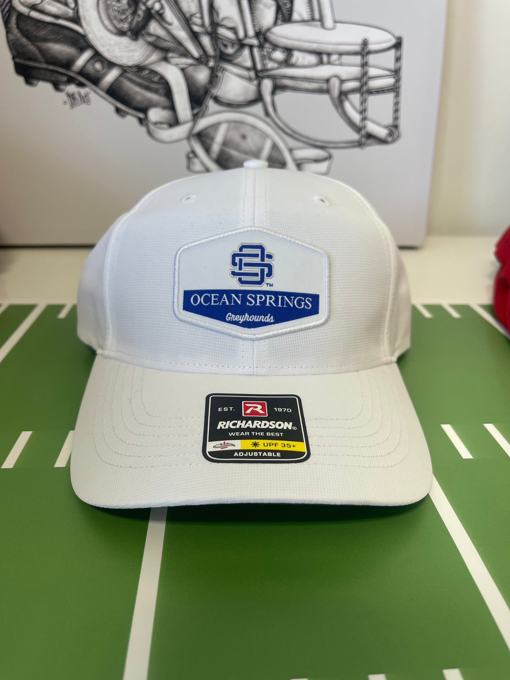 The Shield Patch Performance Hat- Ocean Springs