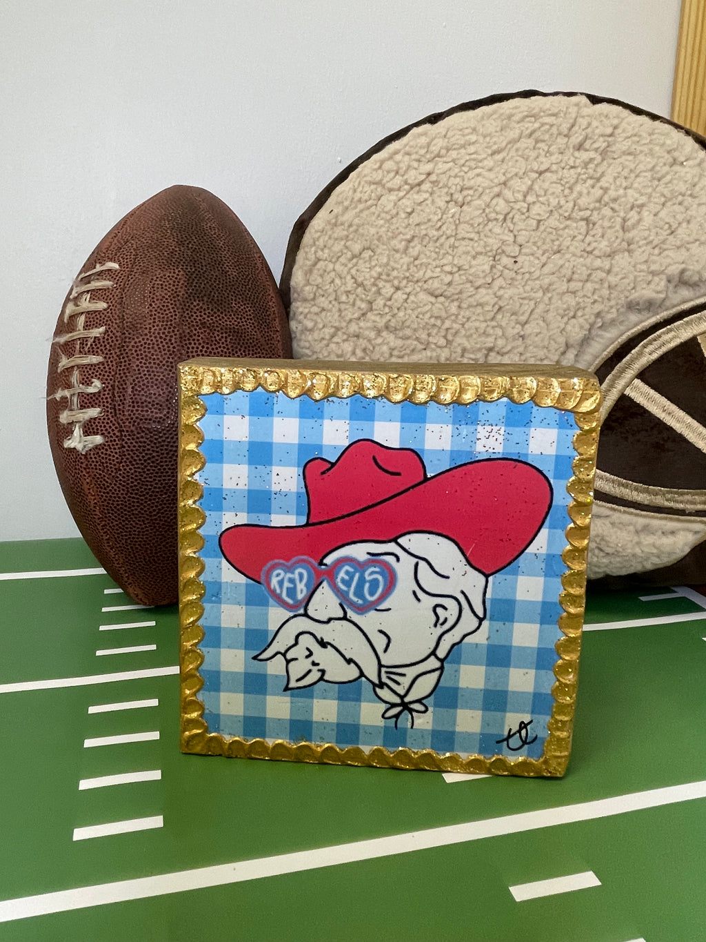 Colonel Reb Wooden Spirit Block