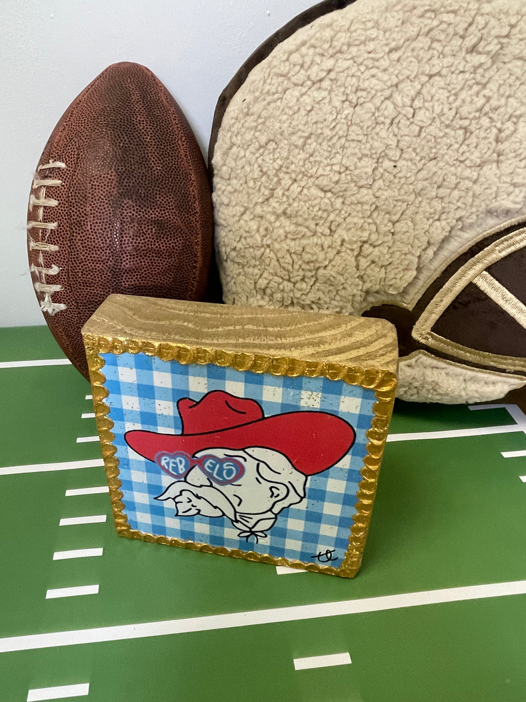 Colonel Reb Wooden Spirit Block