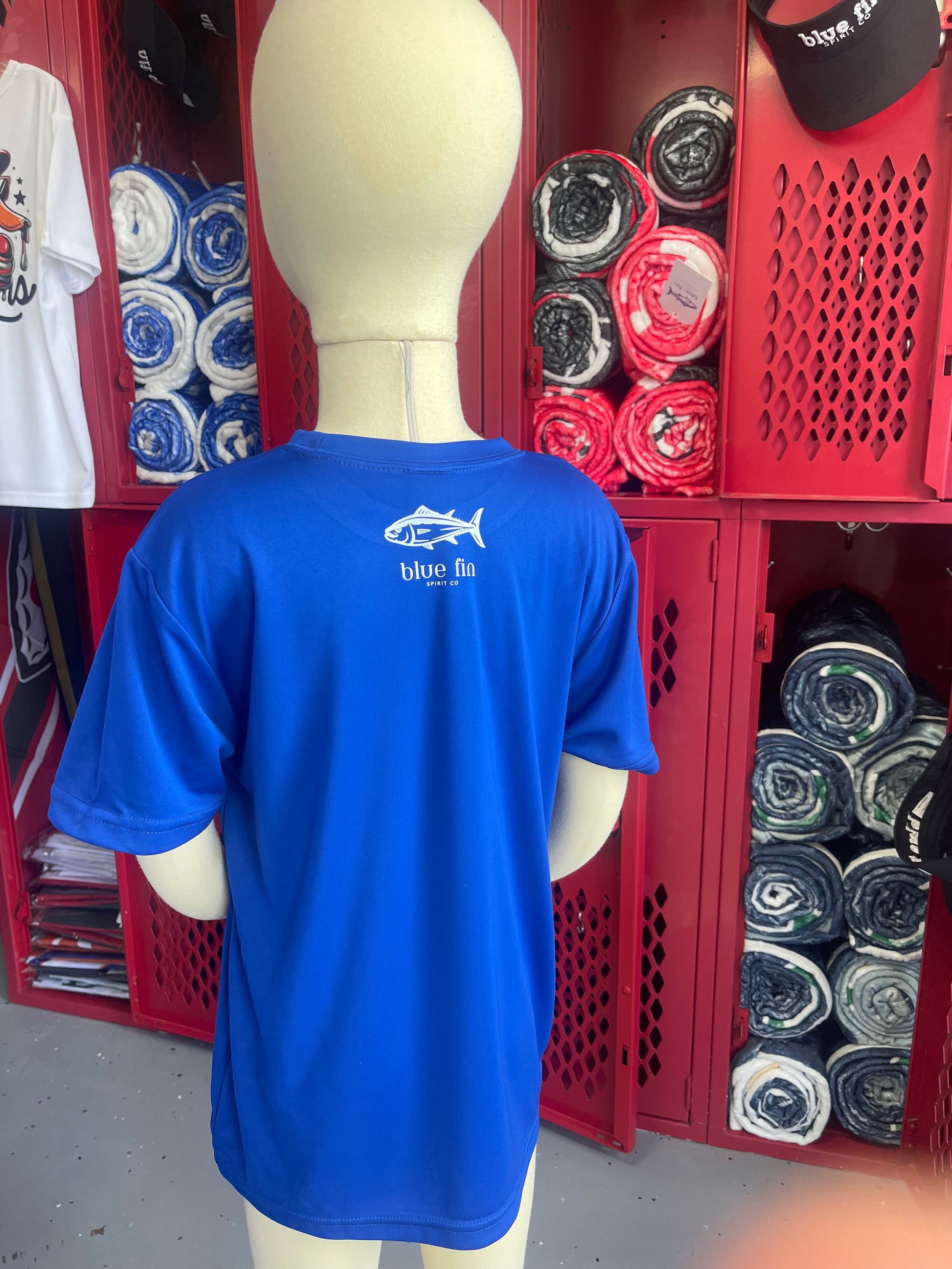 OS Hounds Vibes Performance T YOUTH (blue)