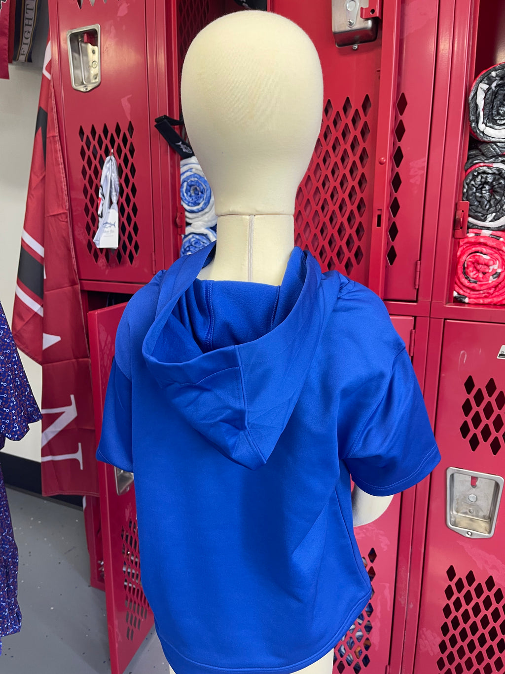 Ocean Springs Hounds Vibe Short Sleeve Hoodie YOUTH (blue)