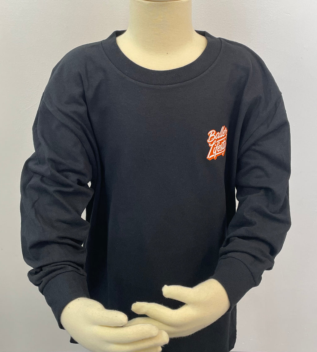 Baller Lifestyle Halloween Long Sleeve Youth Tee