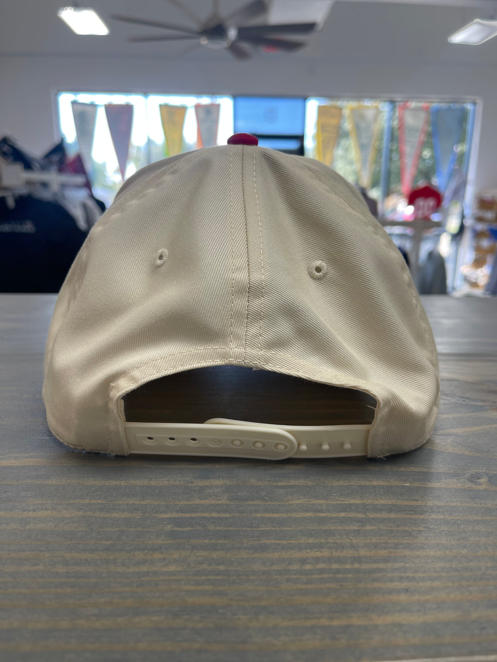 Blue Fin Spirit Co Hat - Red/Cream