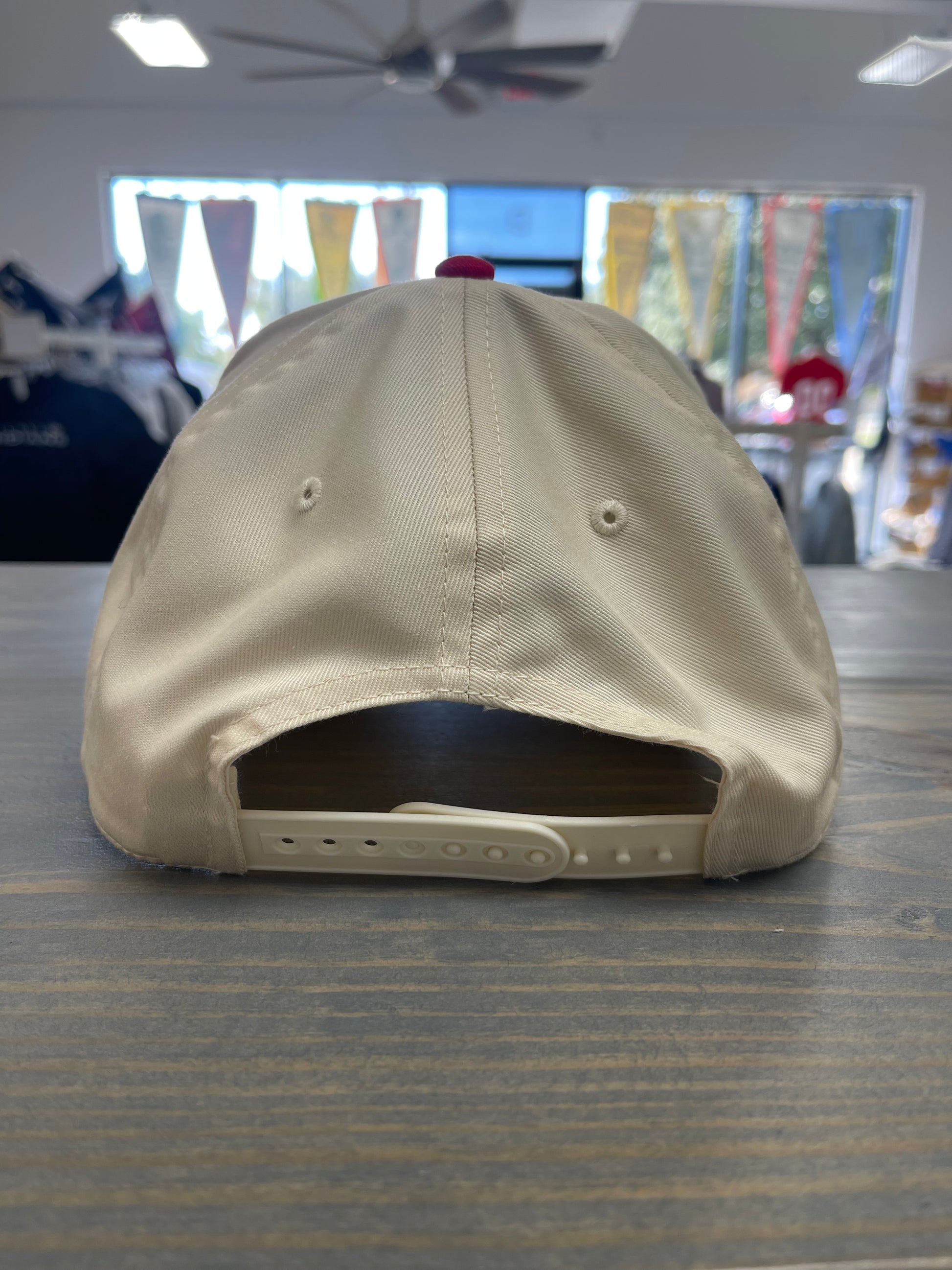 Blue Fin Spirit Co Hat - Red/Cream