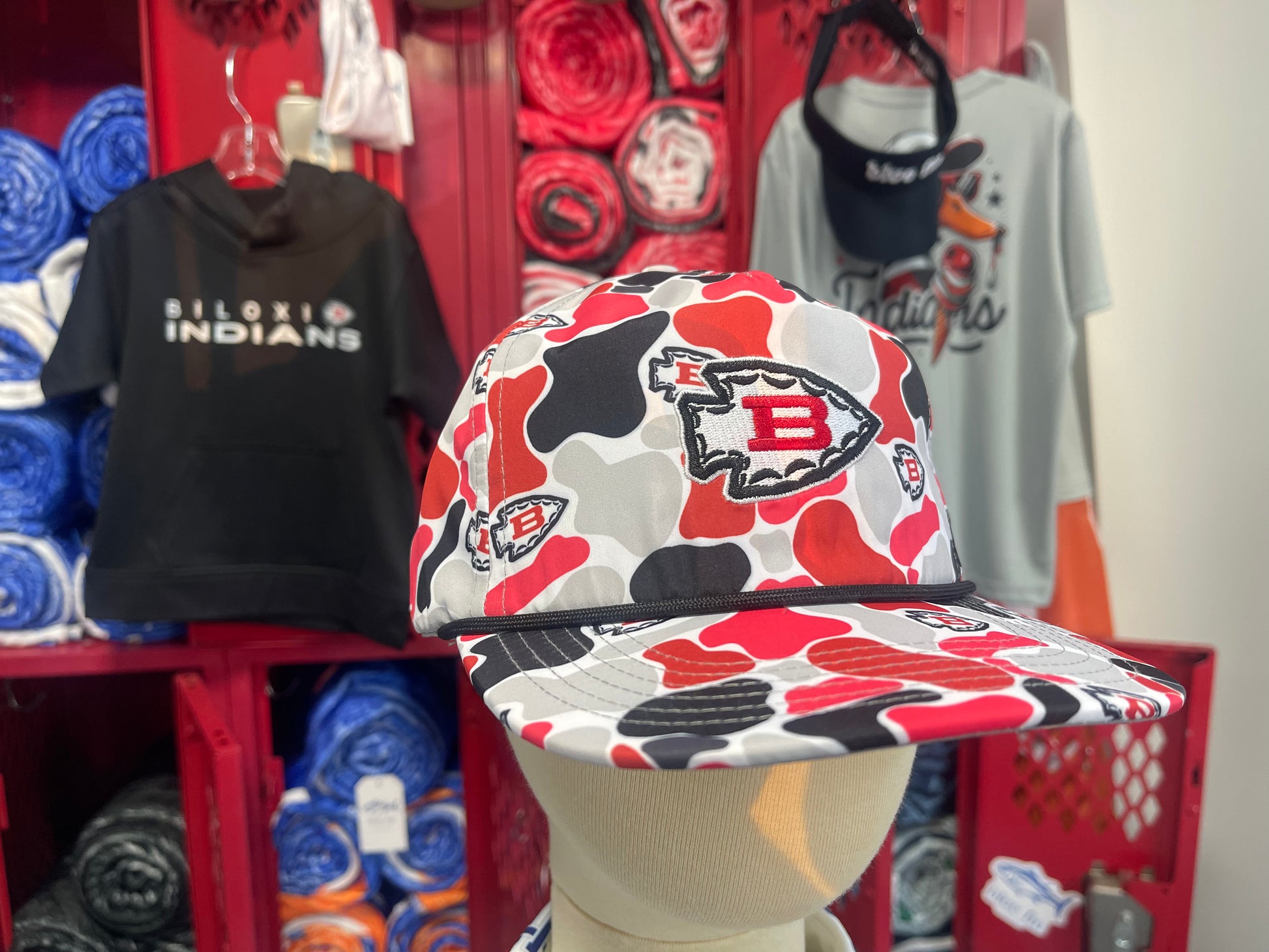 Fan in the field camo hat Youth- Biloxi