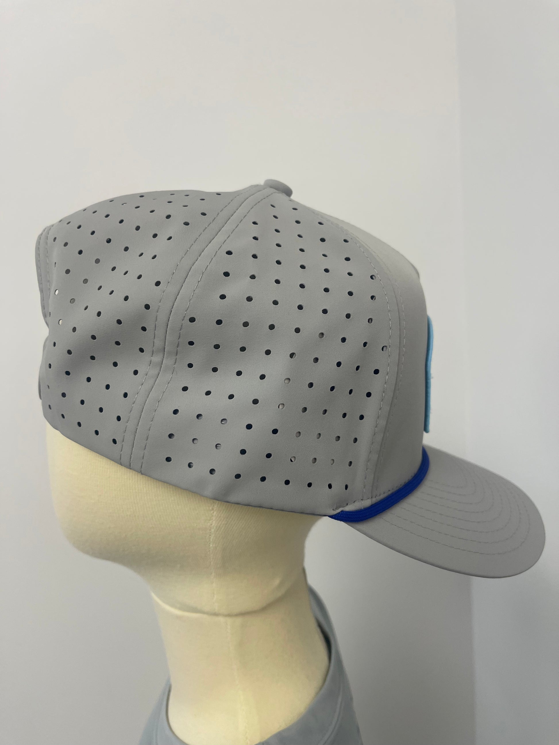 Boat Hair Hider- Blue Fin Hat (adult)