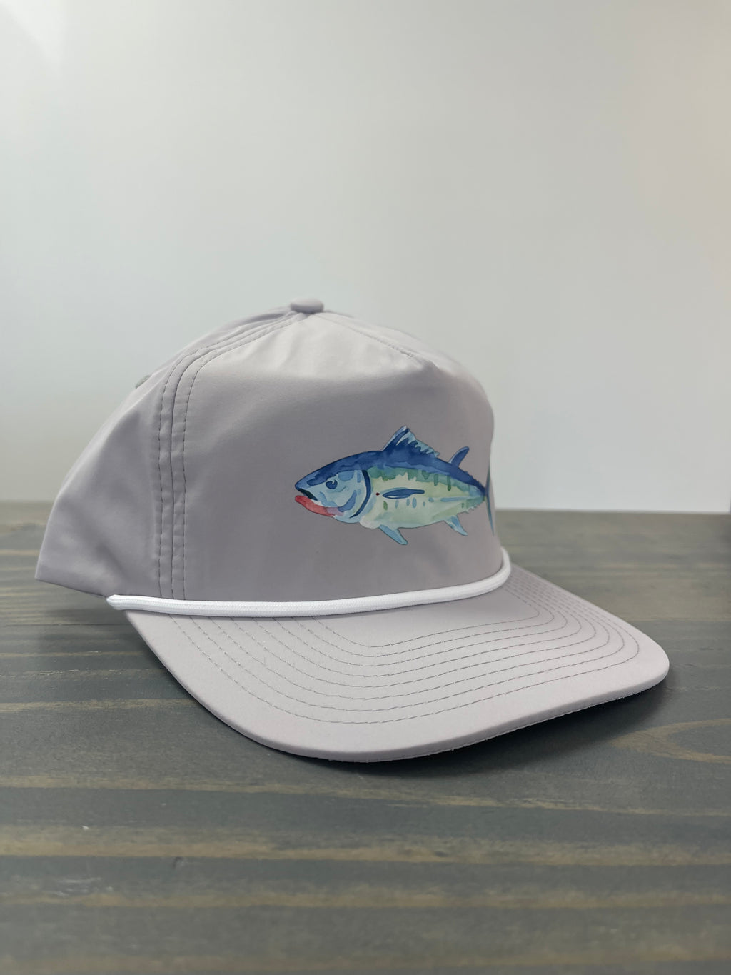 Suns Out. Fins Out. Blue Fin Hat (adult)