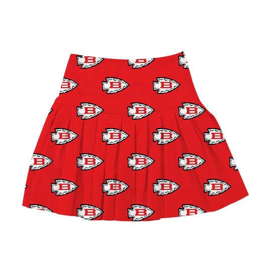Youth Girl's Skirt Biloxi Red *PRE-ORDER*