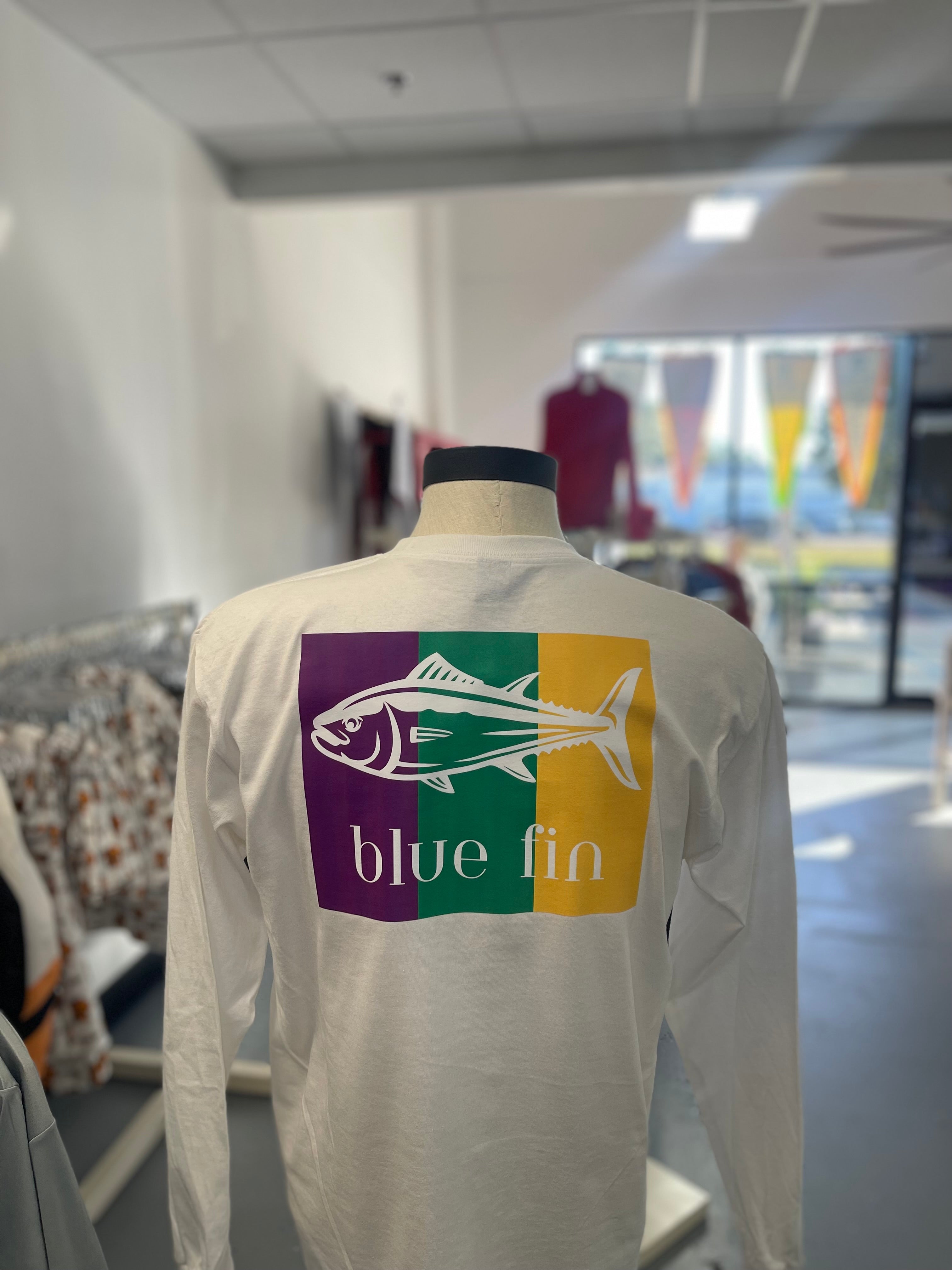 Mardi Gras Blue Fin Tees