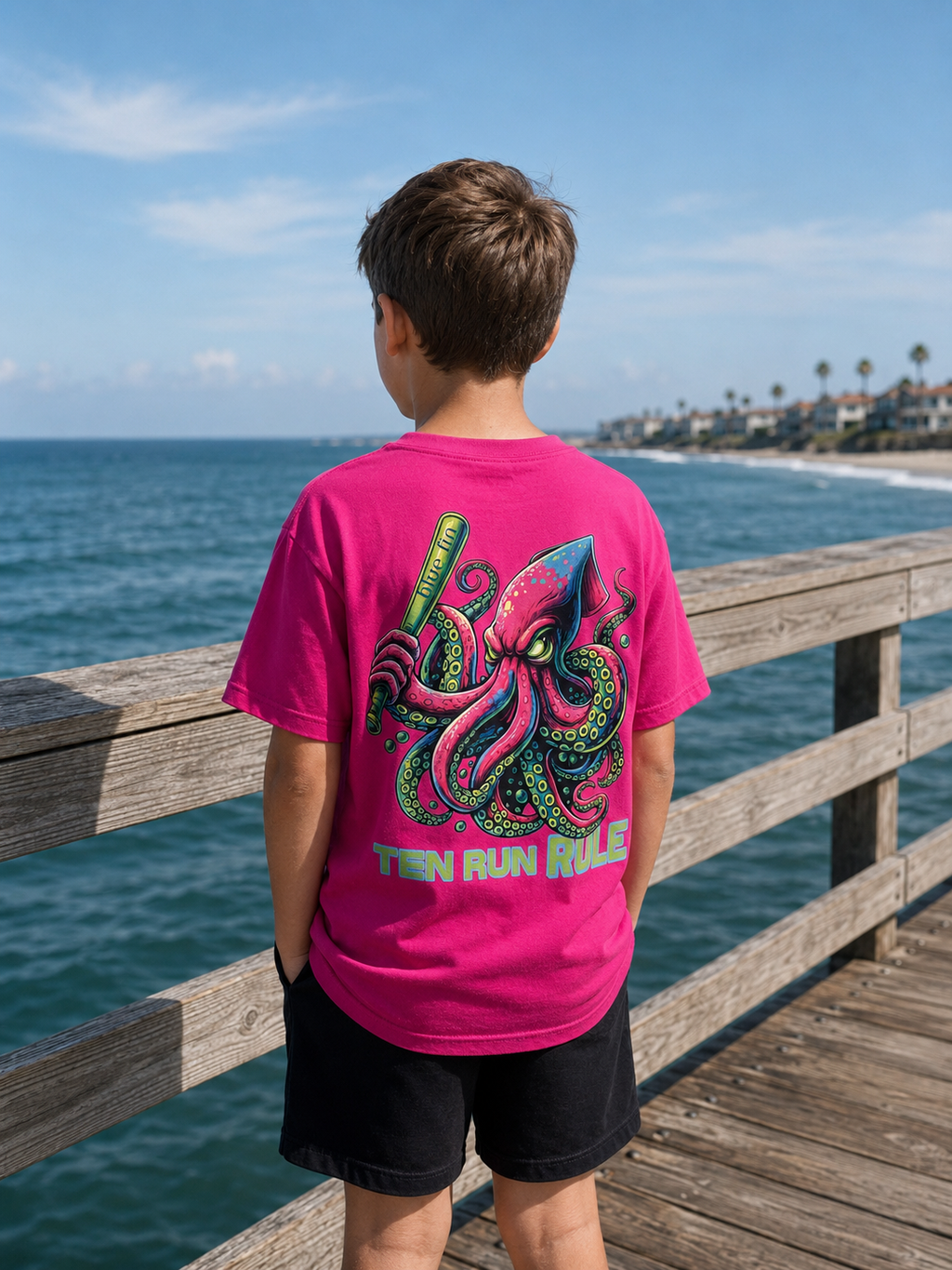 Kraken Bats- TEN RUN RULE TEE