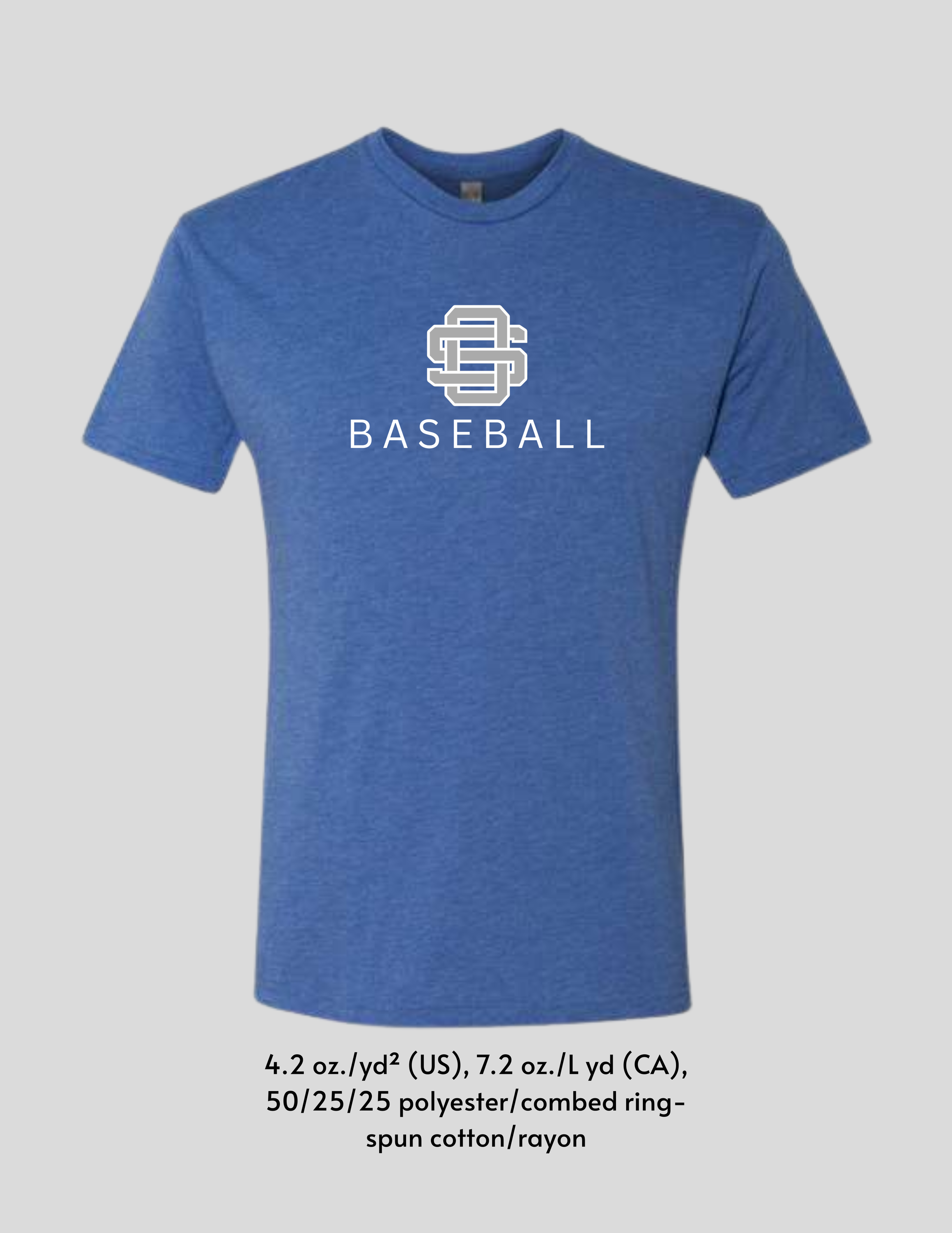 Short Sleeve Tri Blend Tee OS - Pre Order Only