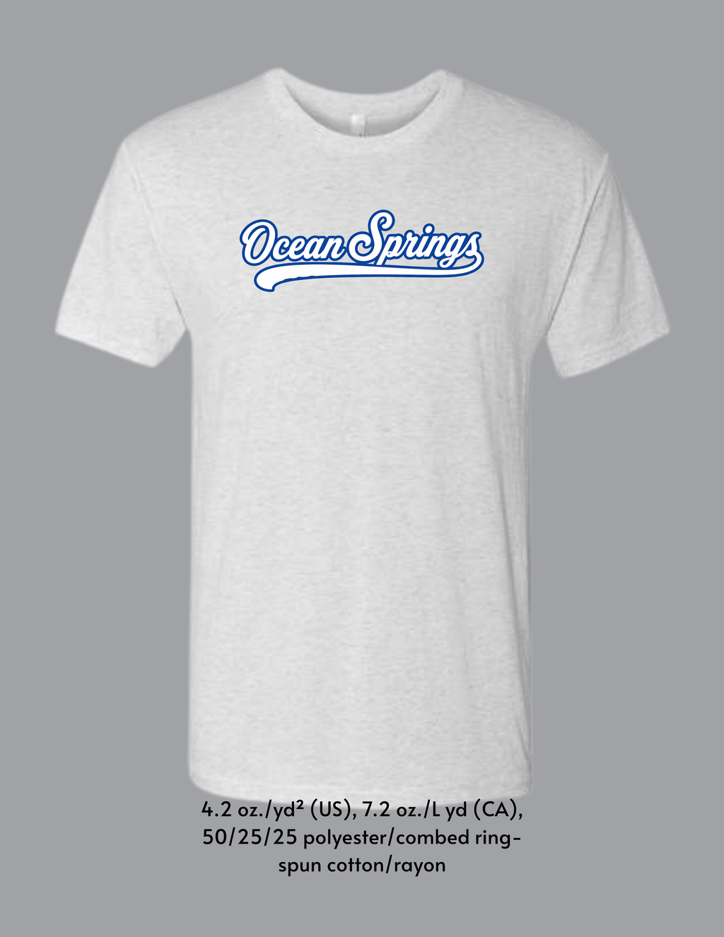 Short Sleeve Tri Blend Tee - Pre Order Only