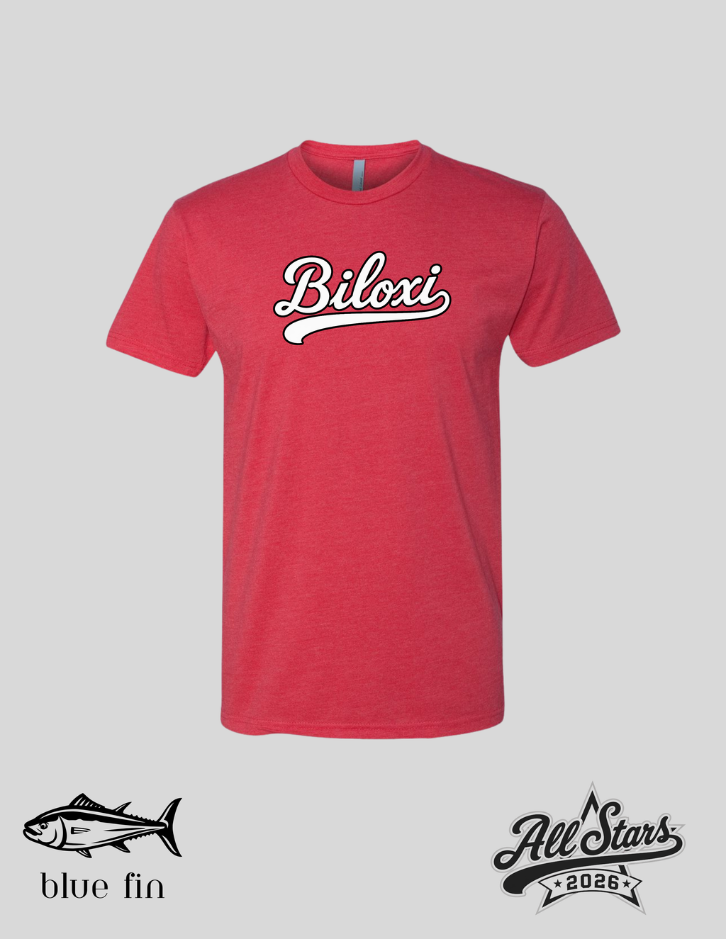 Short Sleeve Tri Blend Tee Biloxi - Pre Order Only